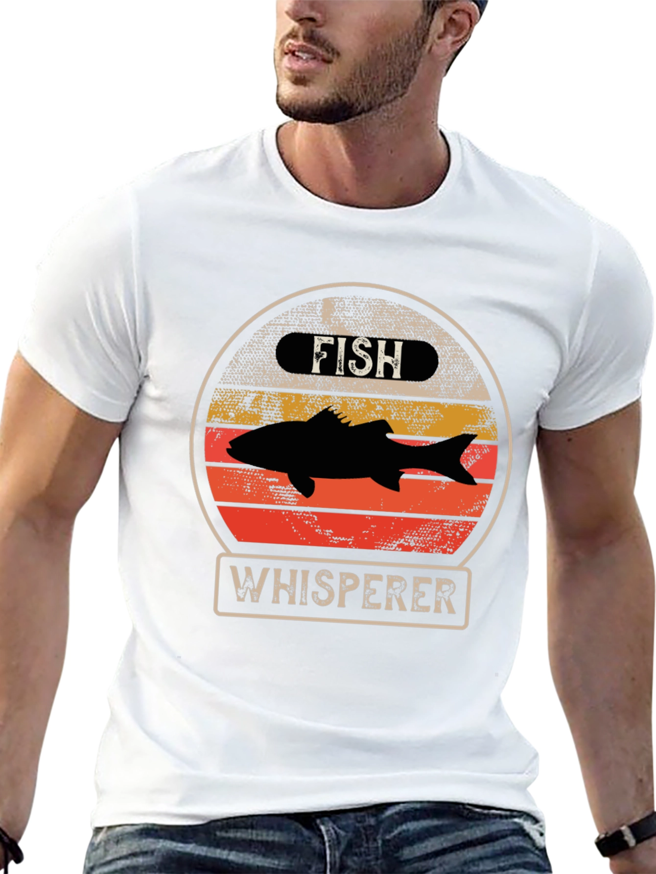 Fish Whisperer Graphic Tee - Fishing Lover Shirt