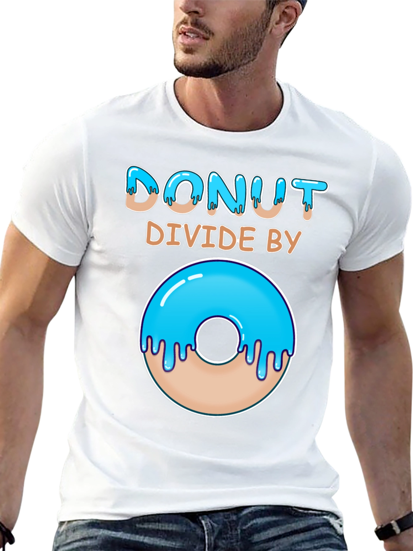 Donut Divide By 0 Funny Math T-Shirt