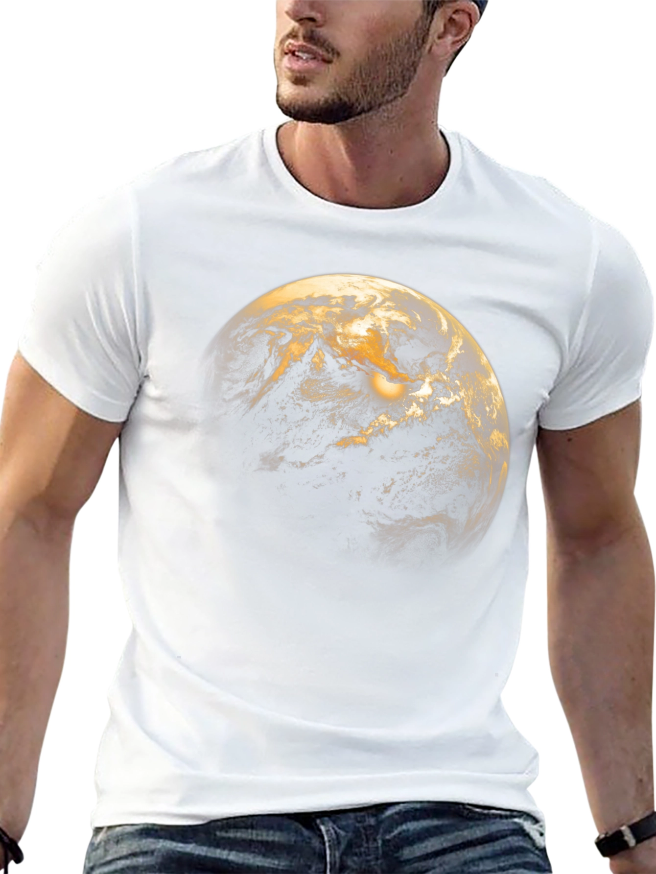 Earth Graphic T-Shirt - Black Unisex Tee
