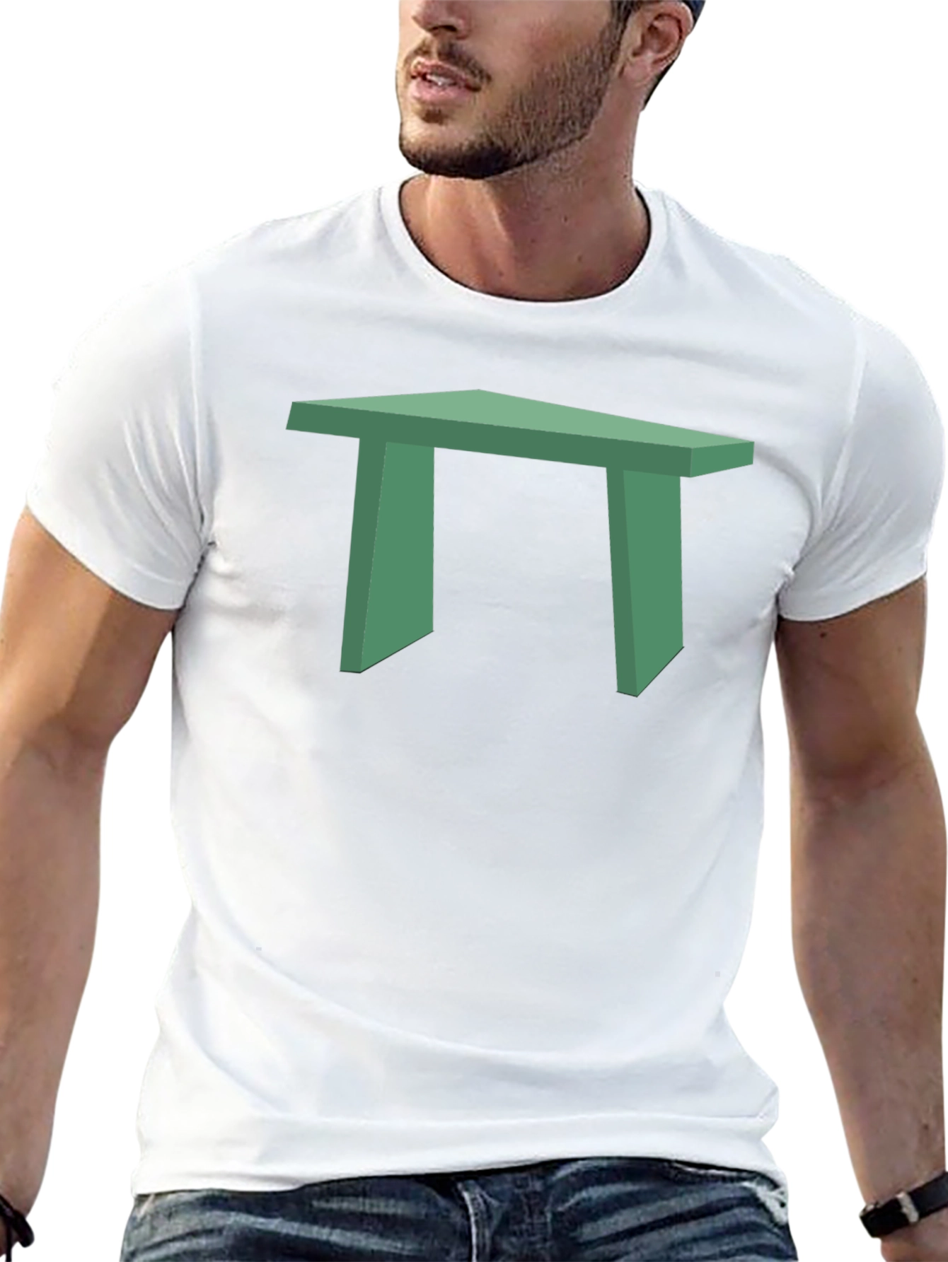 Green Table Graphic T-Shirt