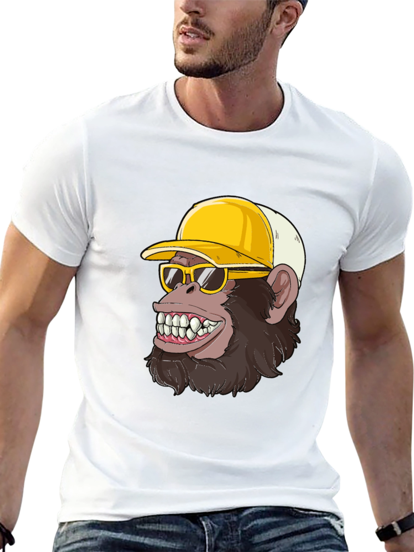 Monkey Graphic T-Shirt