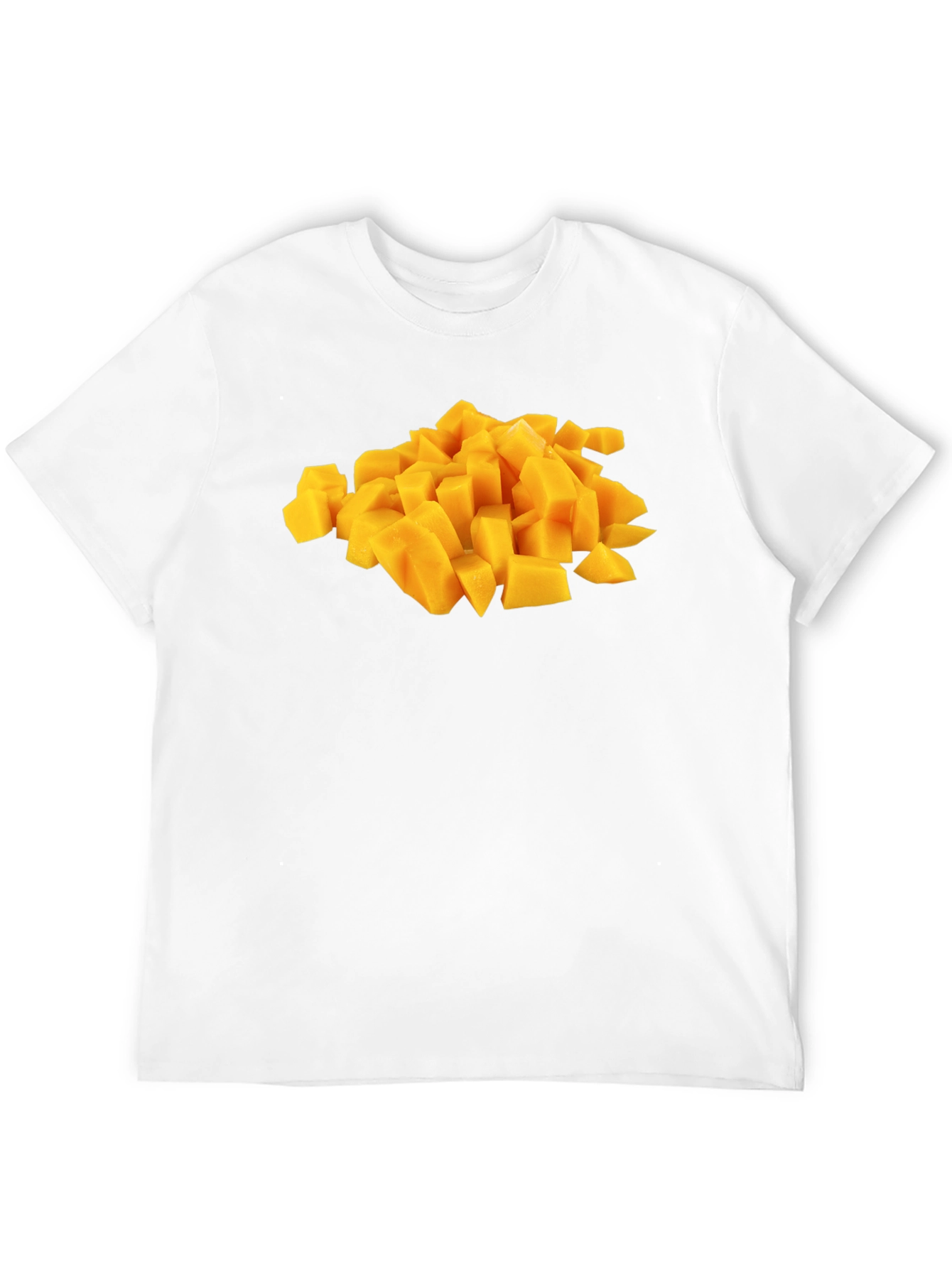 Mango Chunks Graphic Tee - Unique Fruit Lovers Shirt