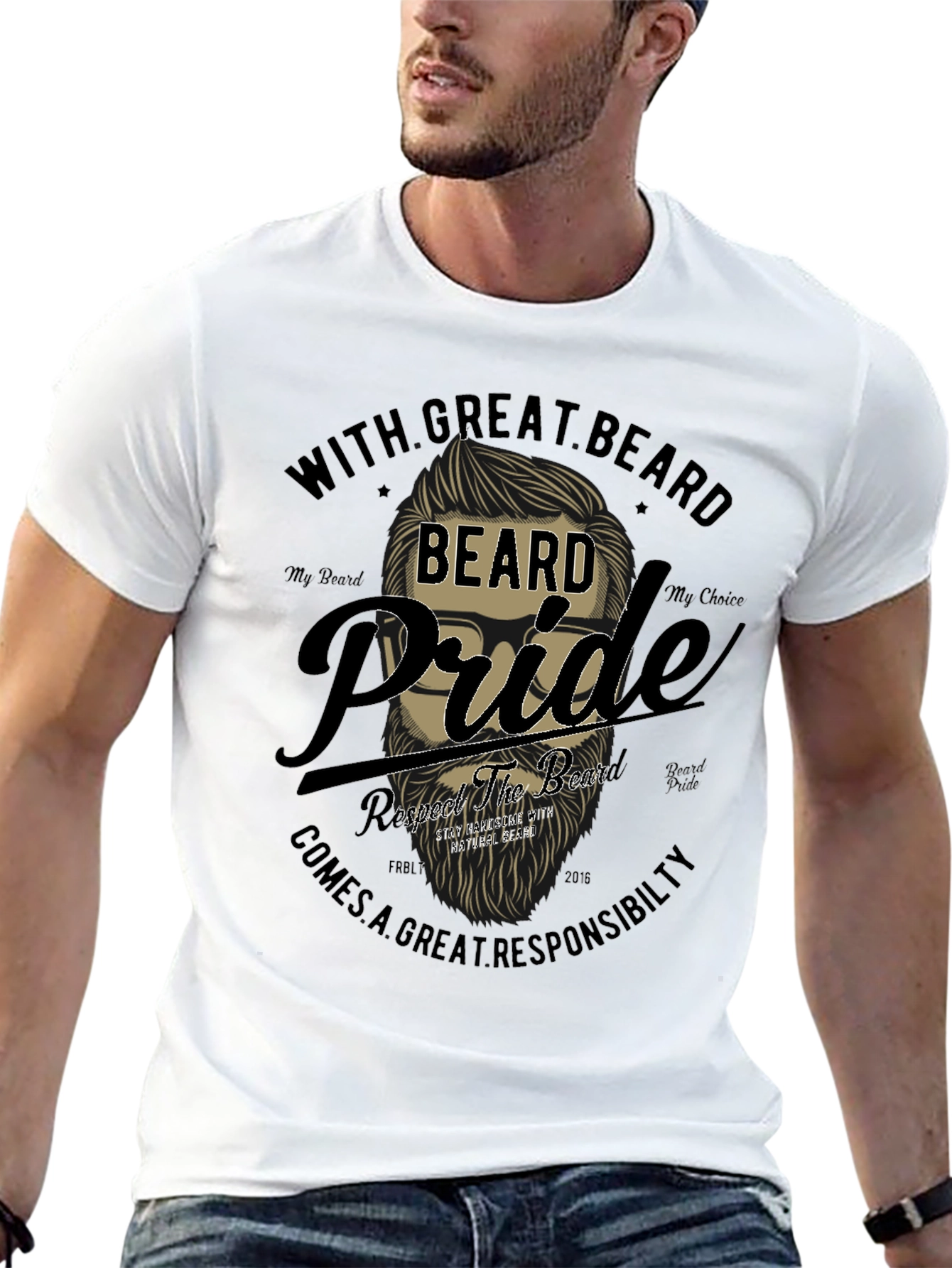 Beard Pride Graphic Tee - Mens