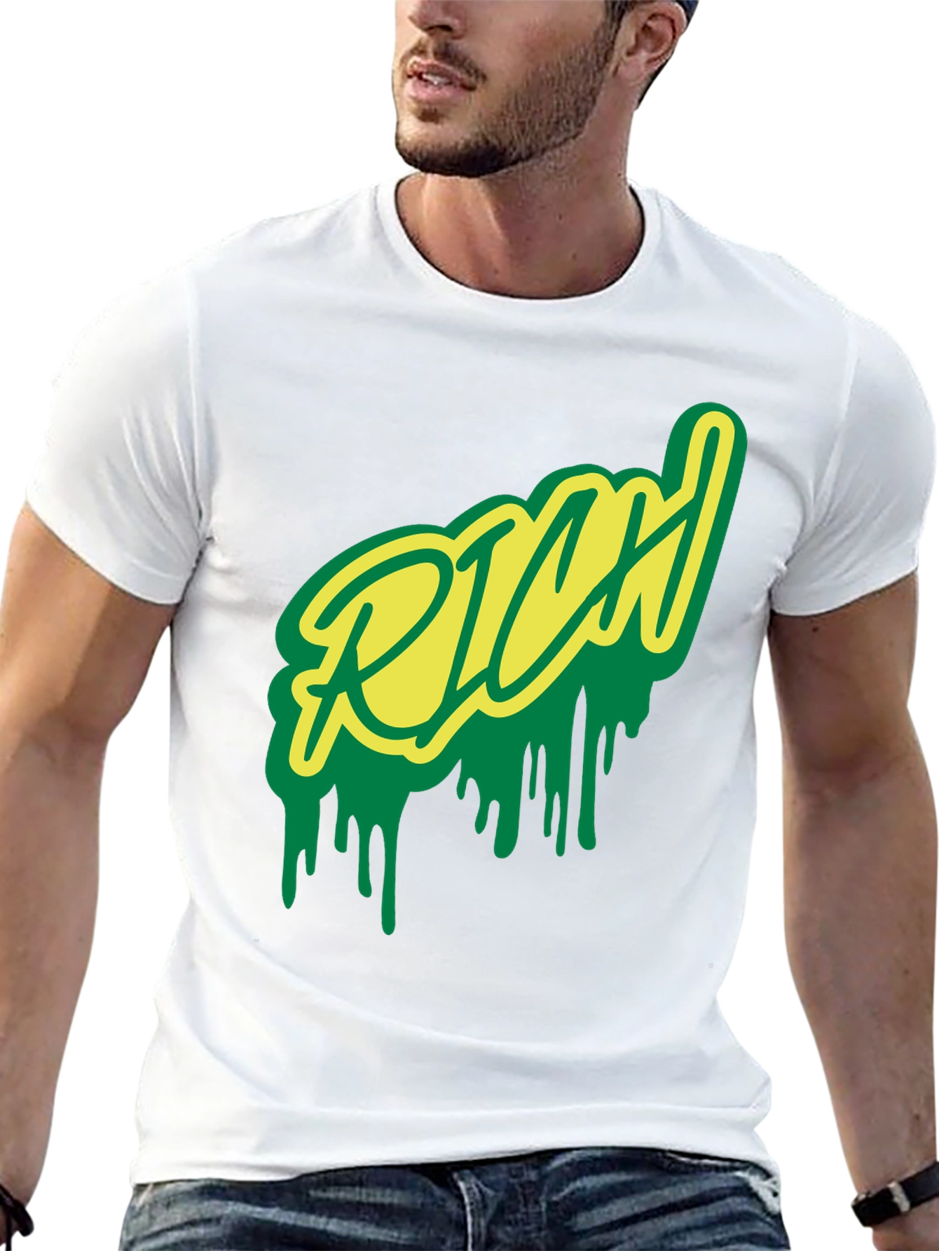 Rich Drip Tee - Bold Graphic T-Shirt