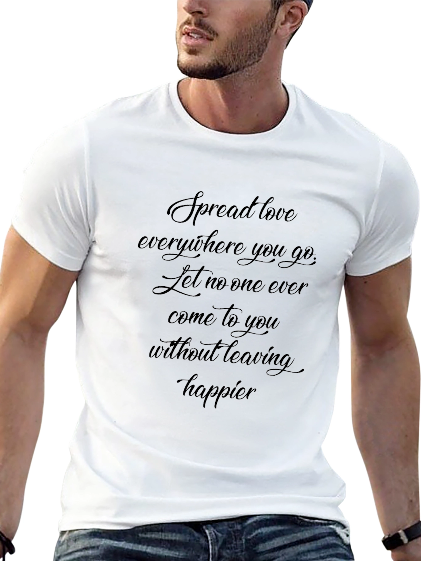 Spread Love Graphic Tee - Positive Vibes Only