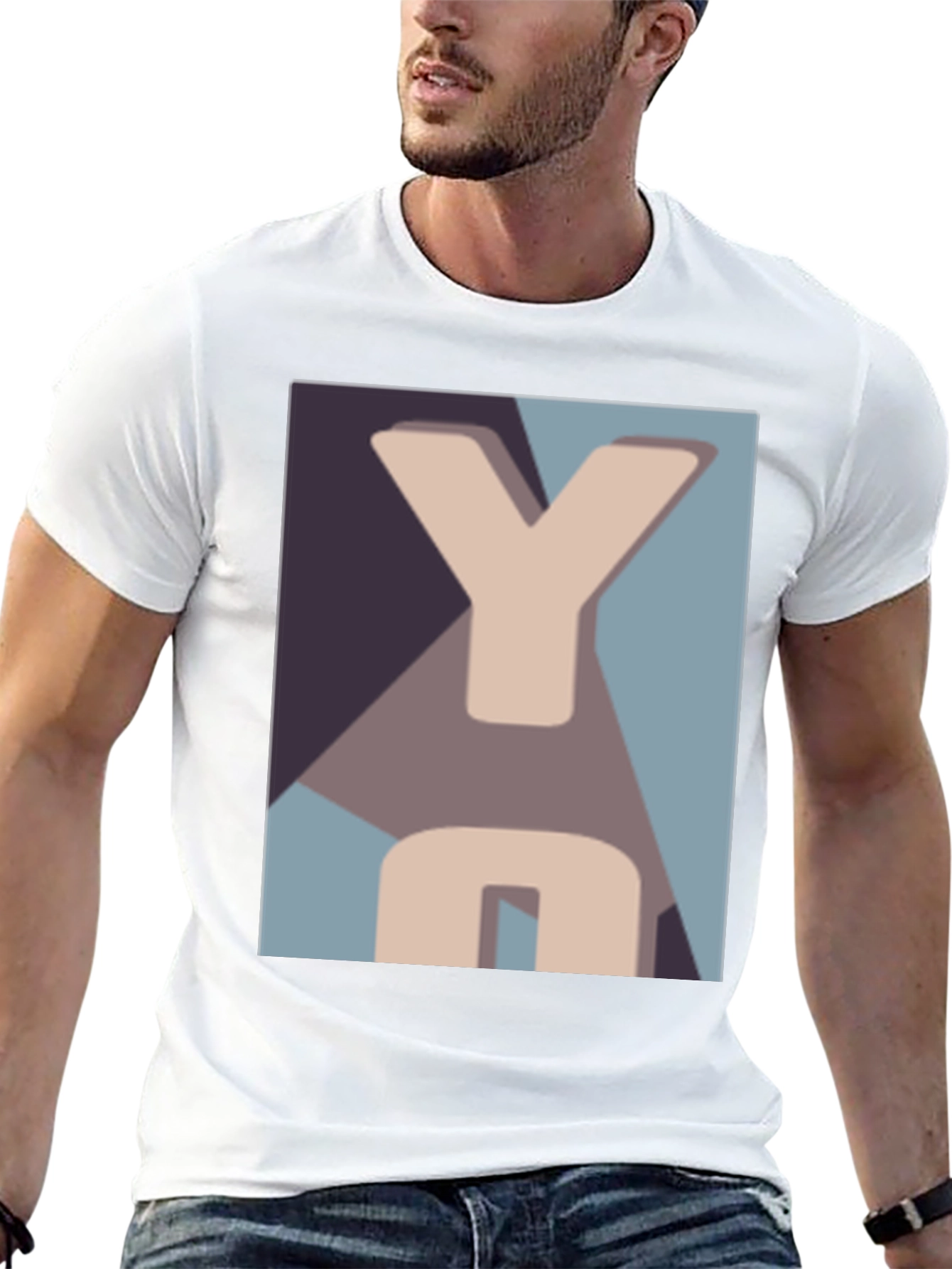 Abstract YO Graphic Tee