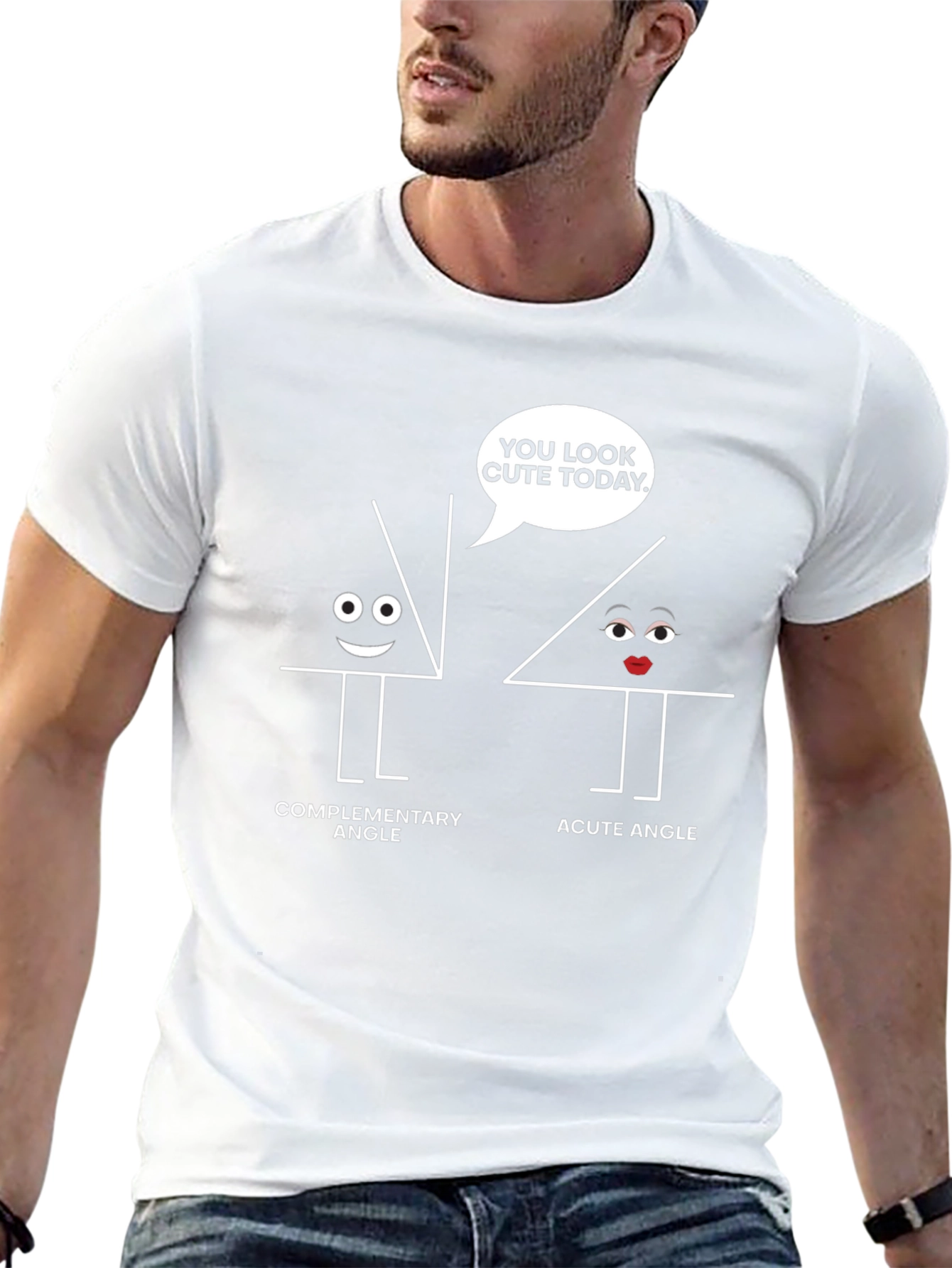 Cute Angle T-Shirt - Funny Math Humor Tee