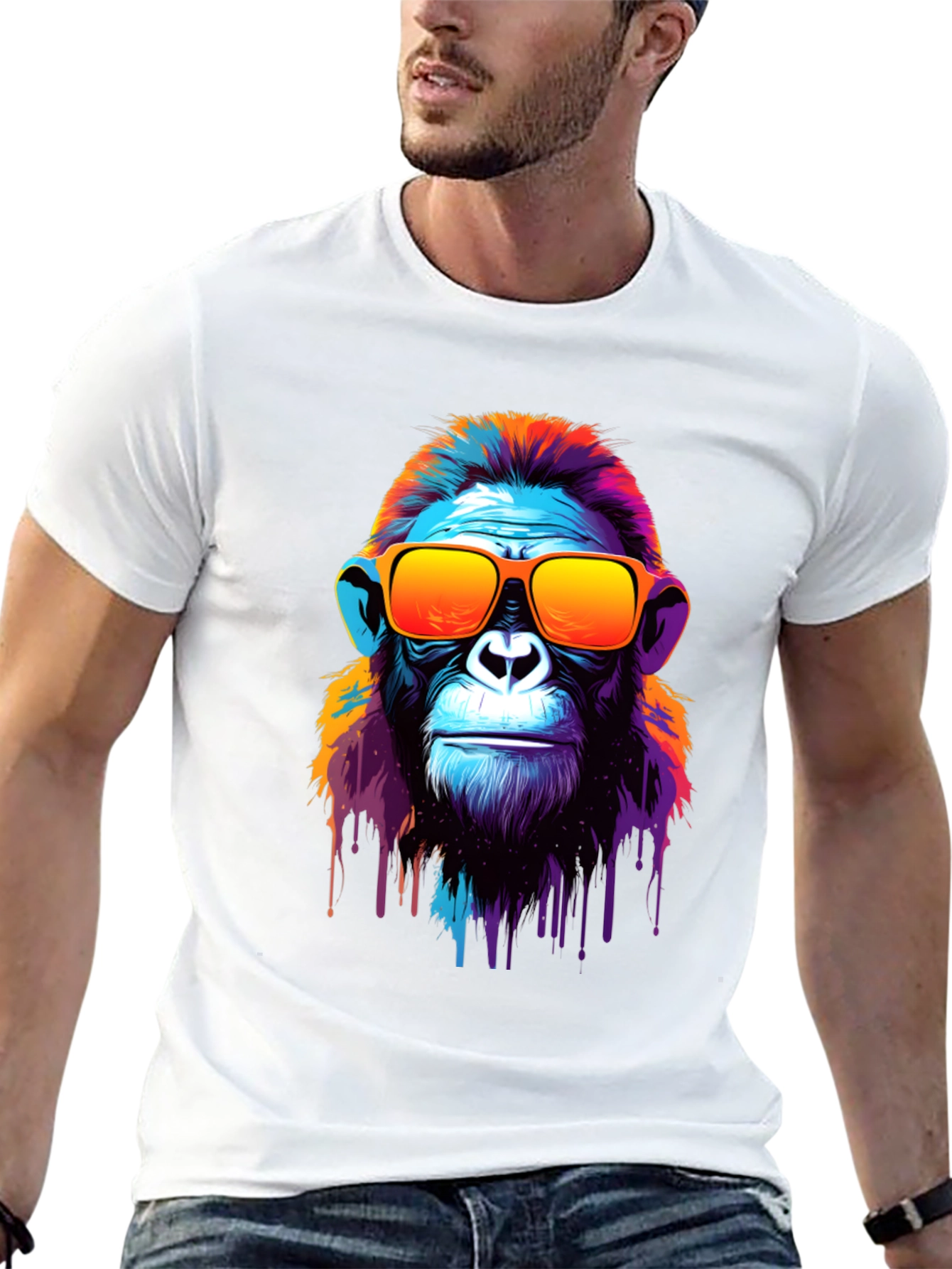 Cool Monkey Graphic Tee