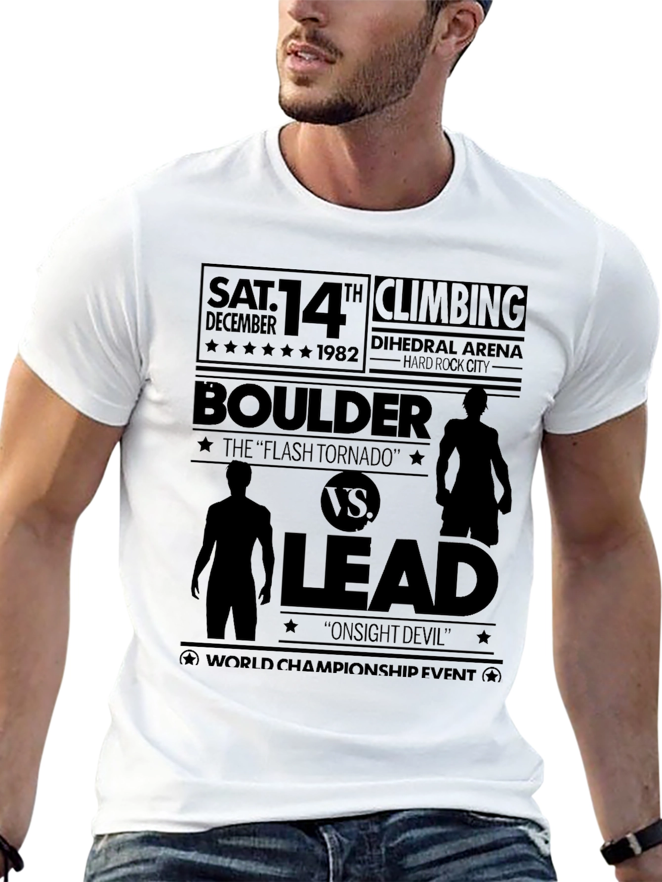 Boulder vs Lead Climbing T-Shirt