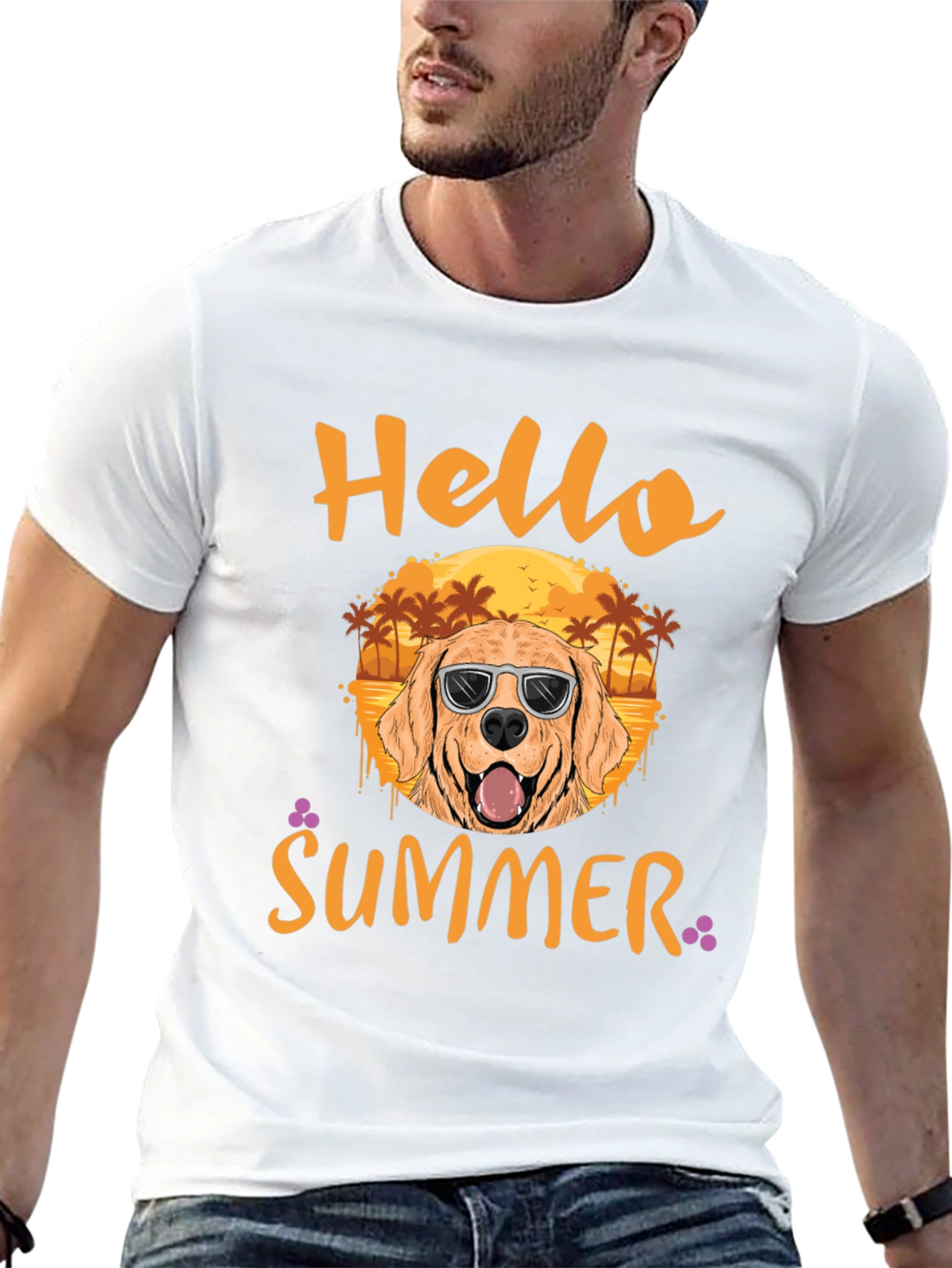 Hello Summer Dog T-Shirt
