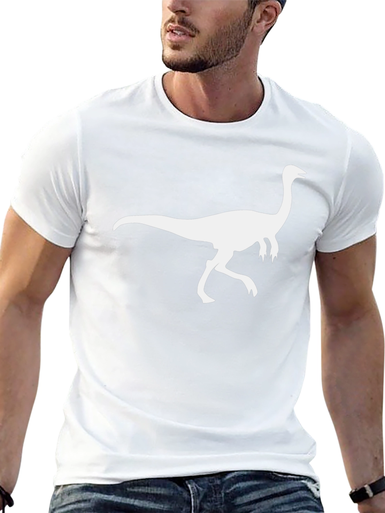 Dinosaur Graphic Black T-Shirt - Cool Dino Tee