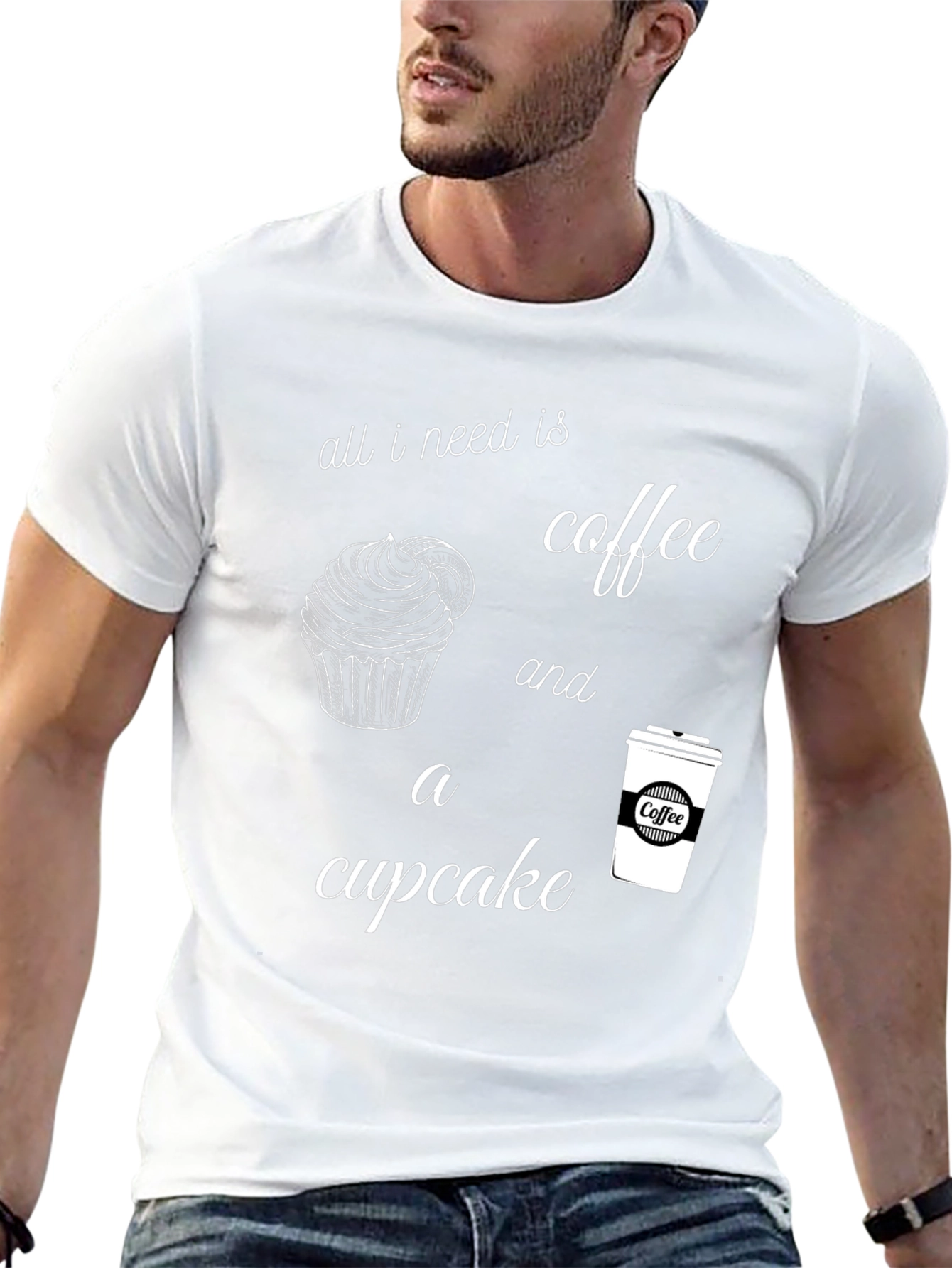 Coffee and Cupcake Graphic Tee