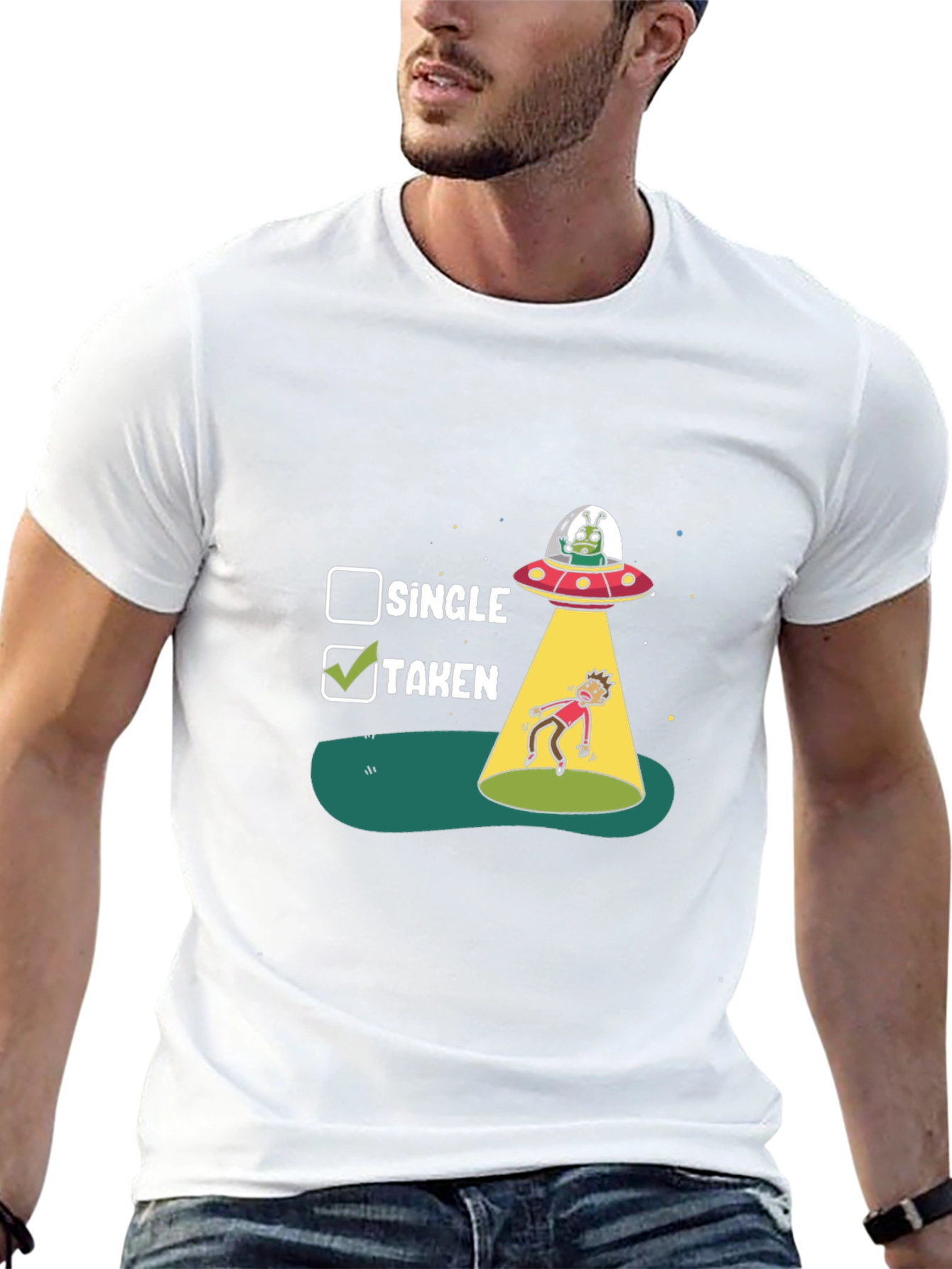 Taken Abduction T-Shirt - Funny Alien UFO Tee