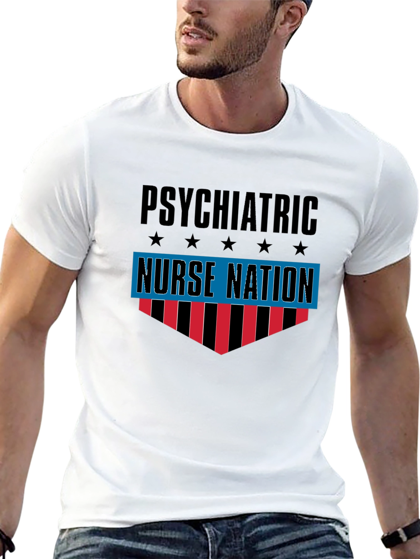 Psychiatric Nurse Nation T-Shirt