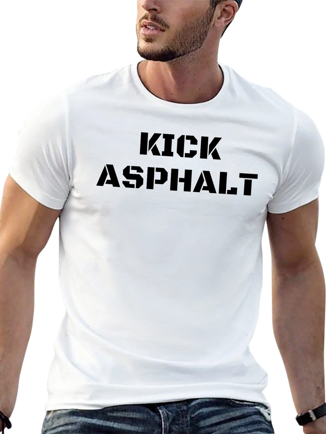 Kick Asphalt T-Shirt - Motivational Tee