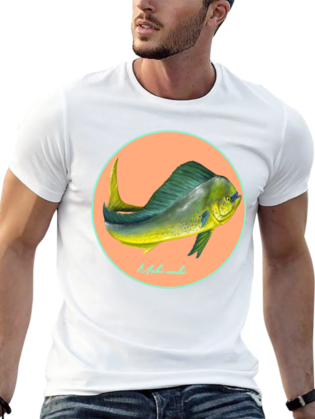 Mahi-Mahi Fish Graphic Tee - Anglers Delight!