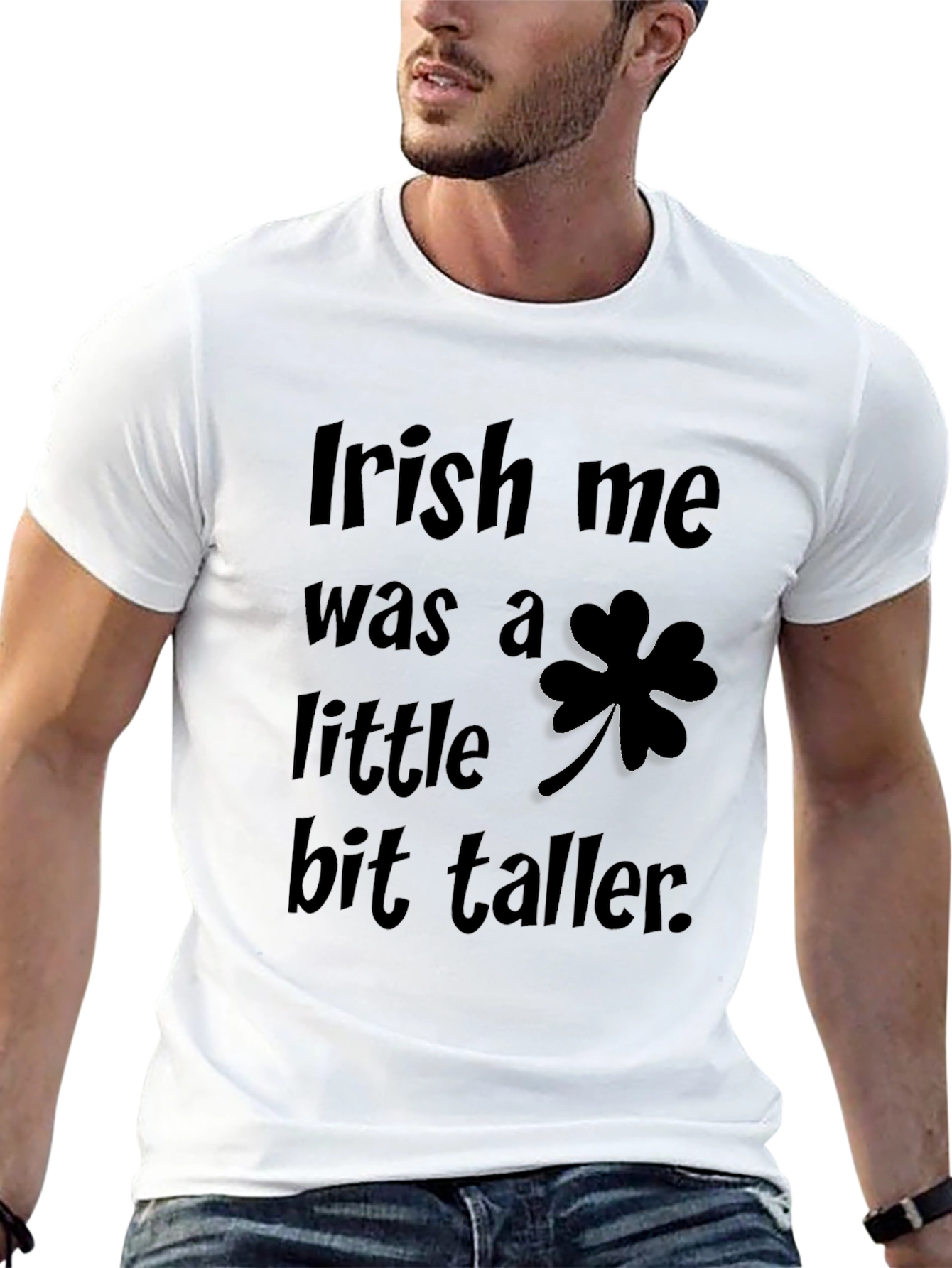 Irish Me T-Shirt - Black Shamrock Graphic Tee