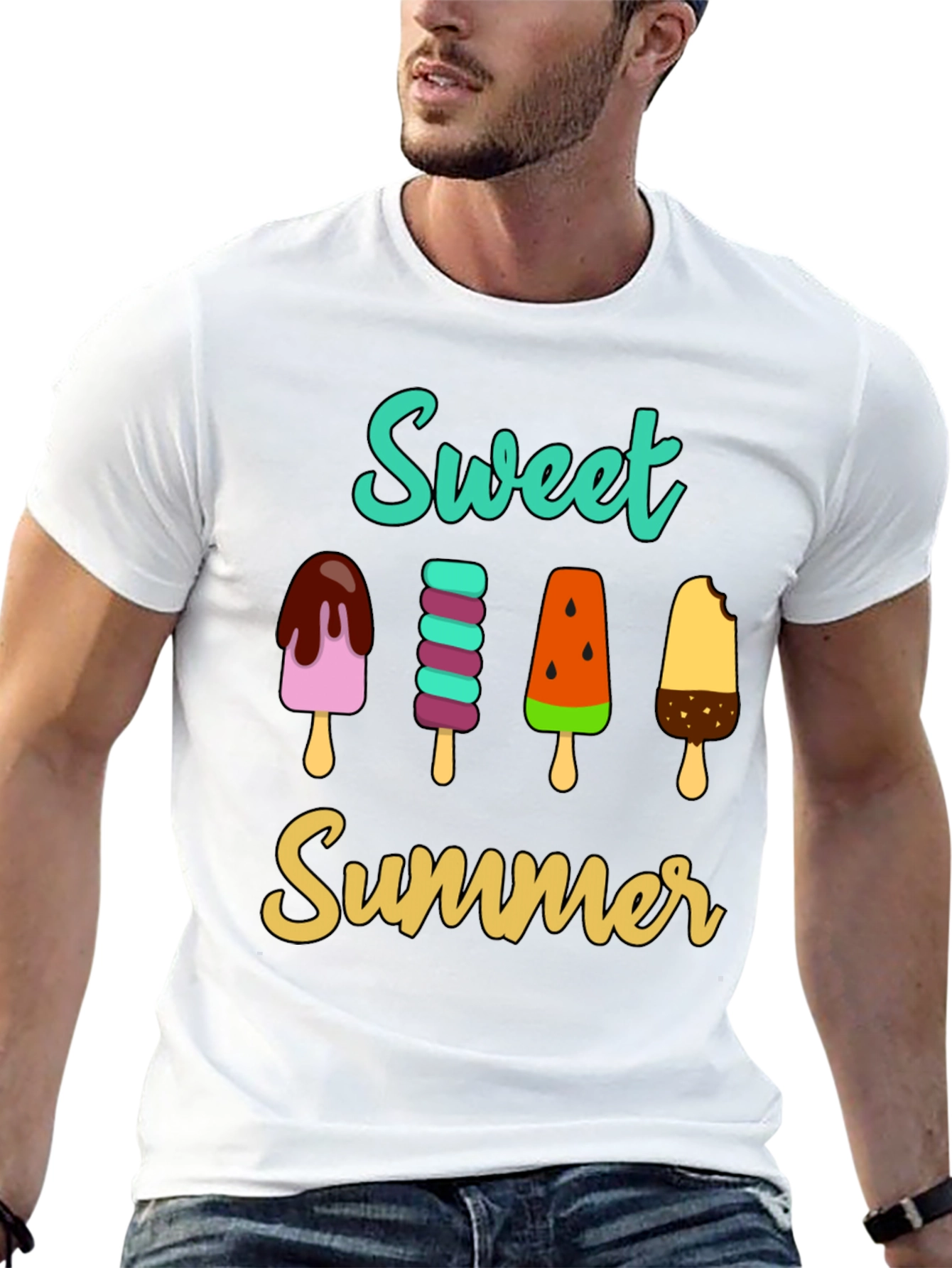 Sweet Summer Popsicle Graphic T-Shirt