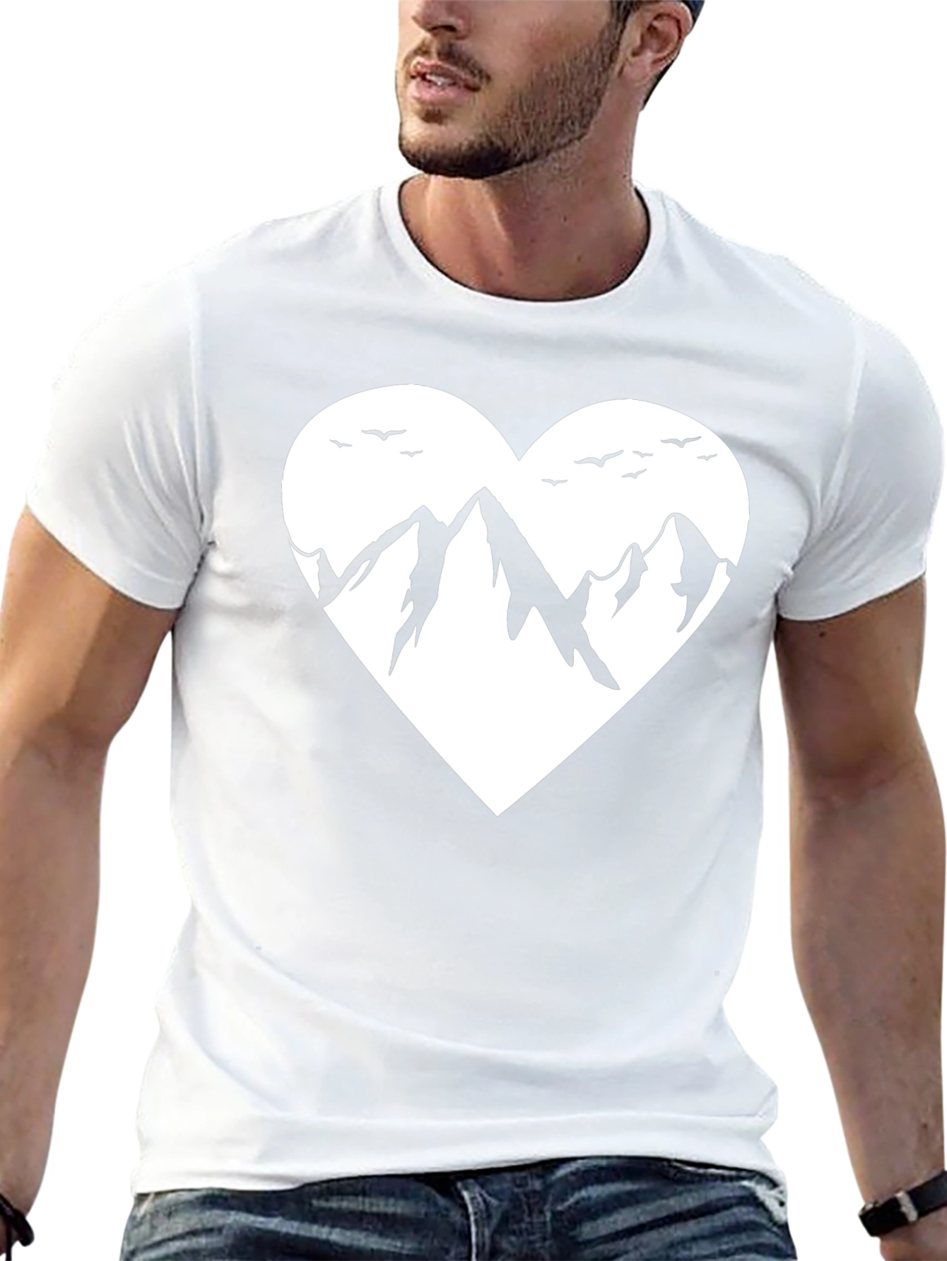 Mountain Heart Graphic T-Shirt - Black
