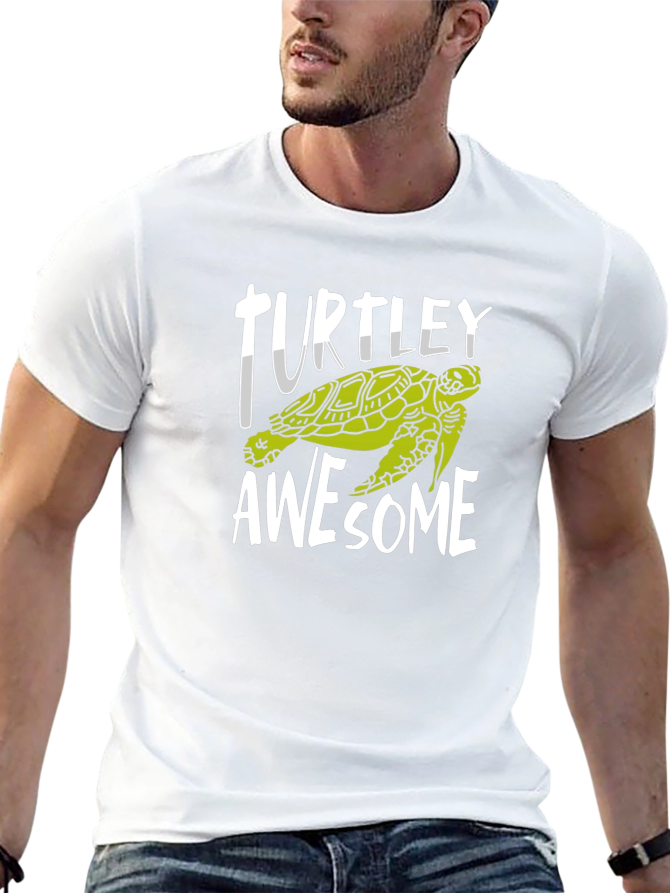 Turtley Awesome Graphic Tee - Fun Turtle Design