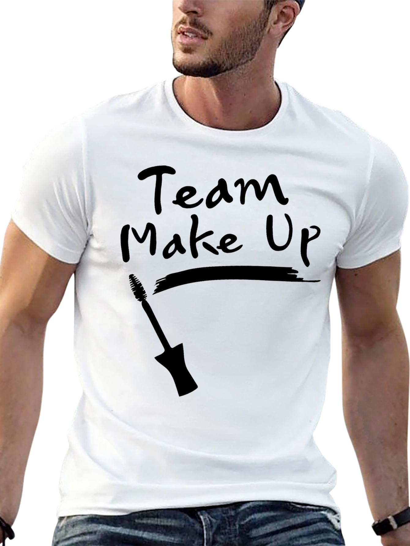 Team Make Up Black T-Shirt