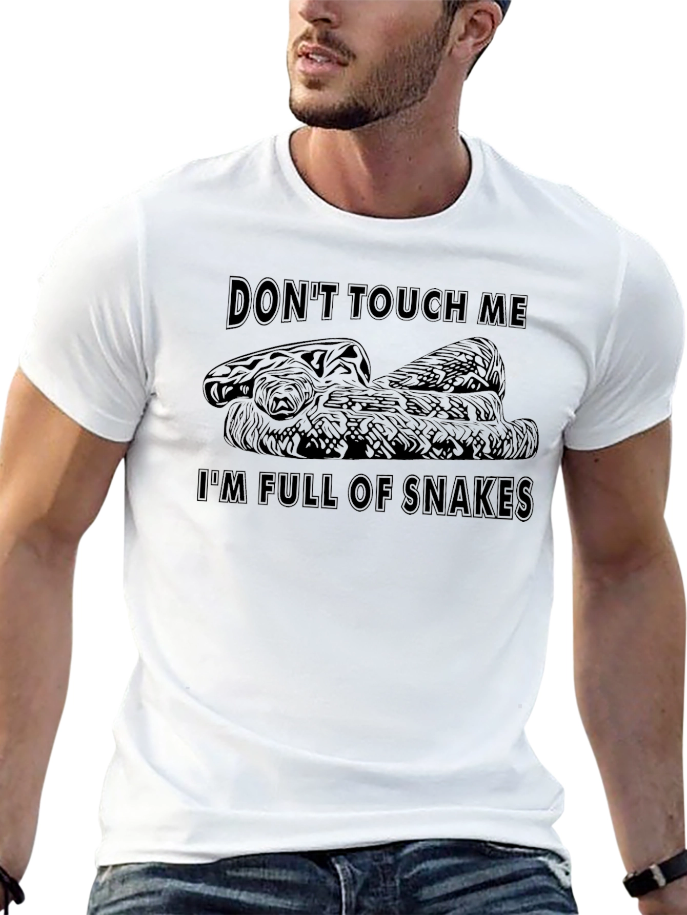 Dont Touch Me Snake Graphic Tee