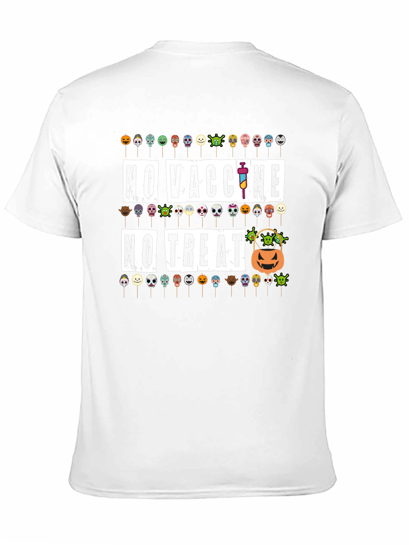 No Vaccine No Treat Halloween T-Shirt