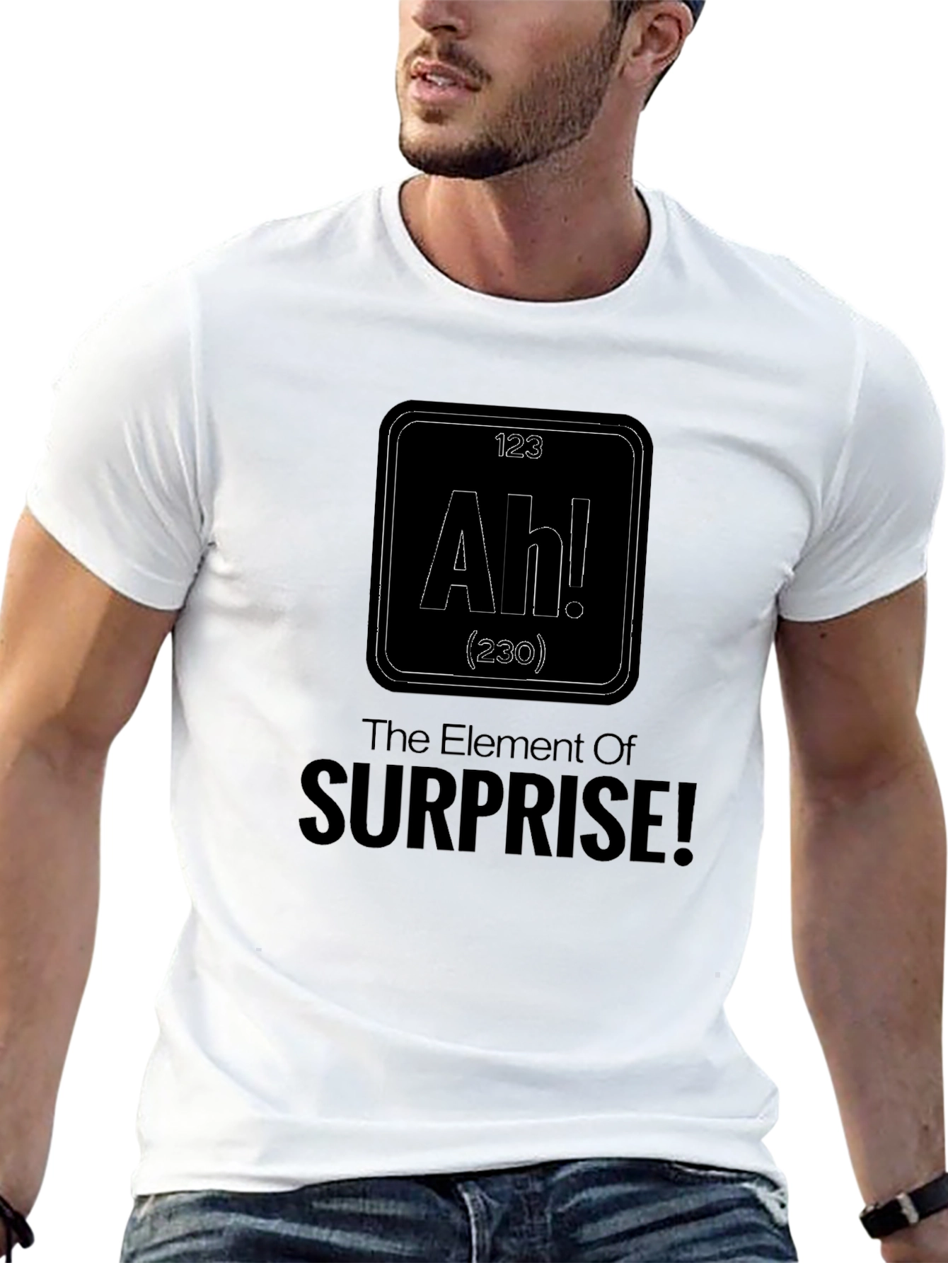 The Element of Surprise Black T-Shirt