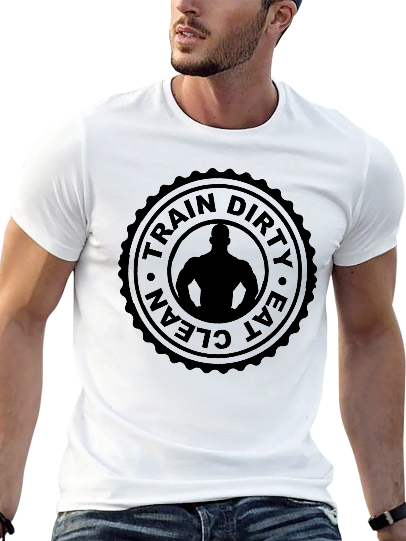 Train Dirty Eat Clean Graphic T-Shirt