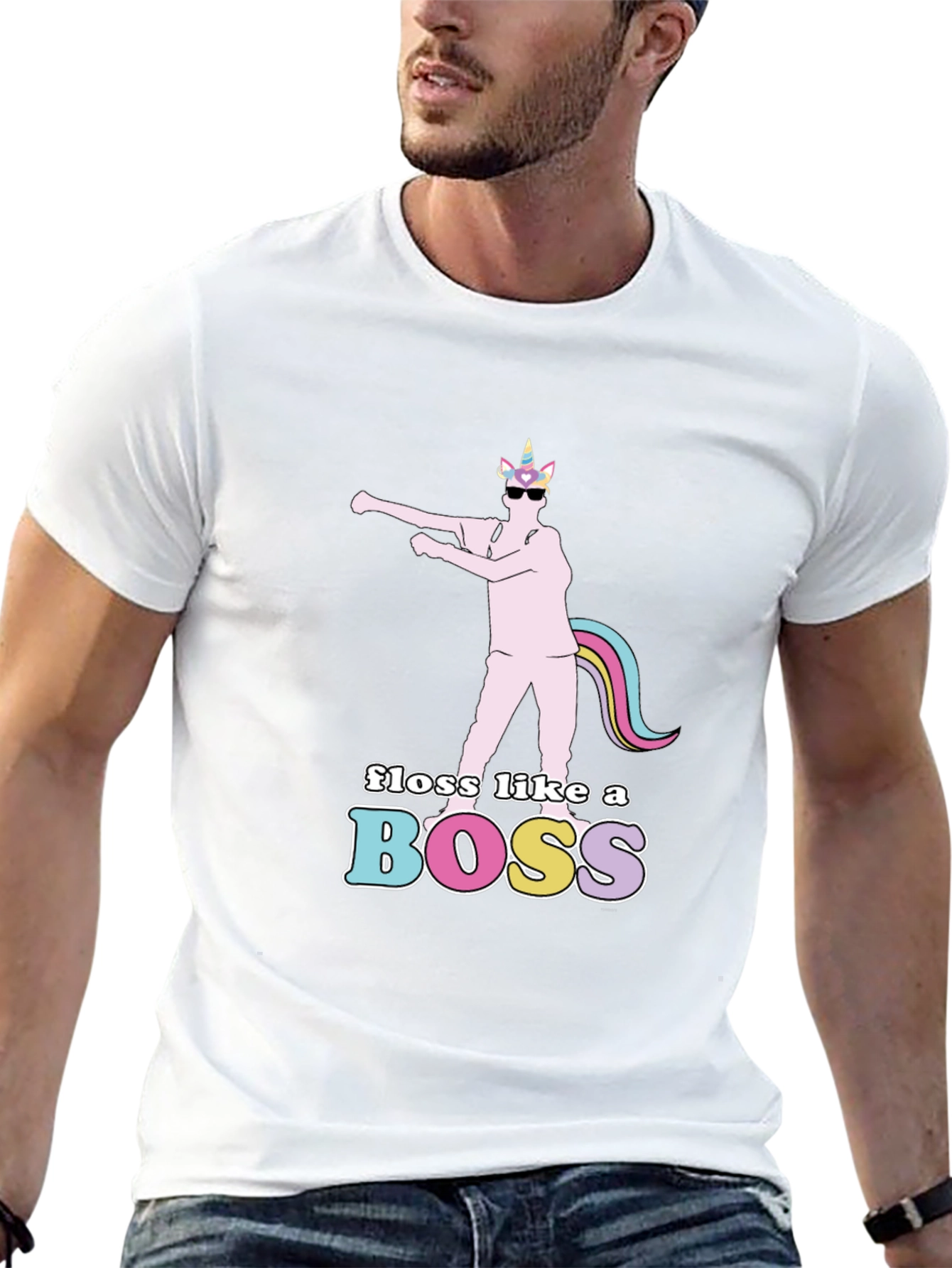 Floss Like a Boss Unicorn T-Shirt