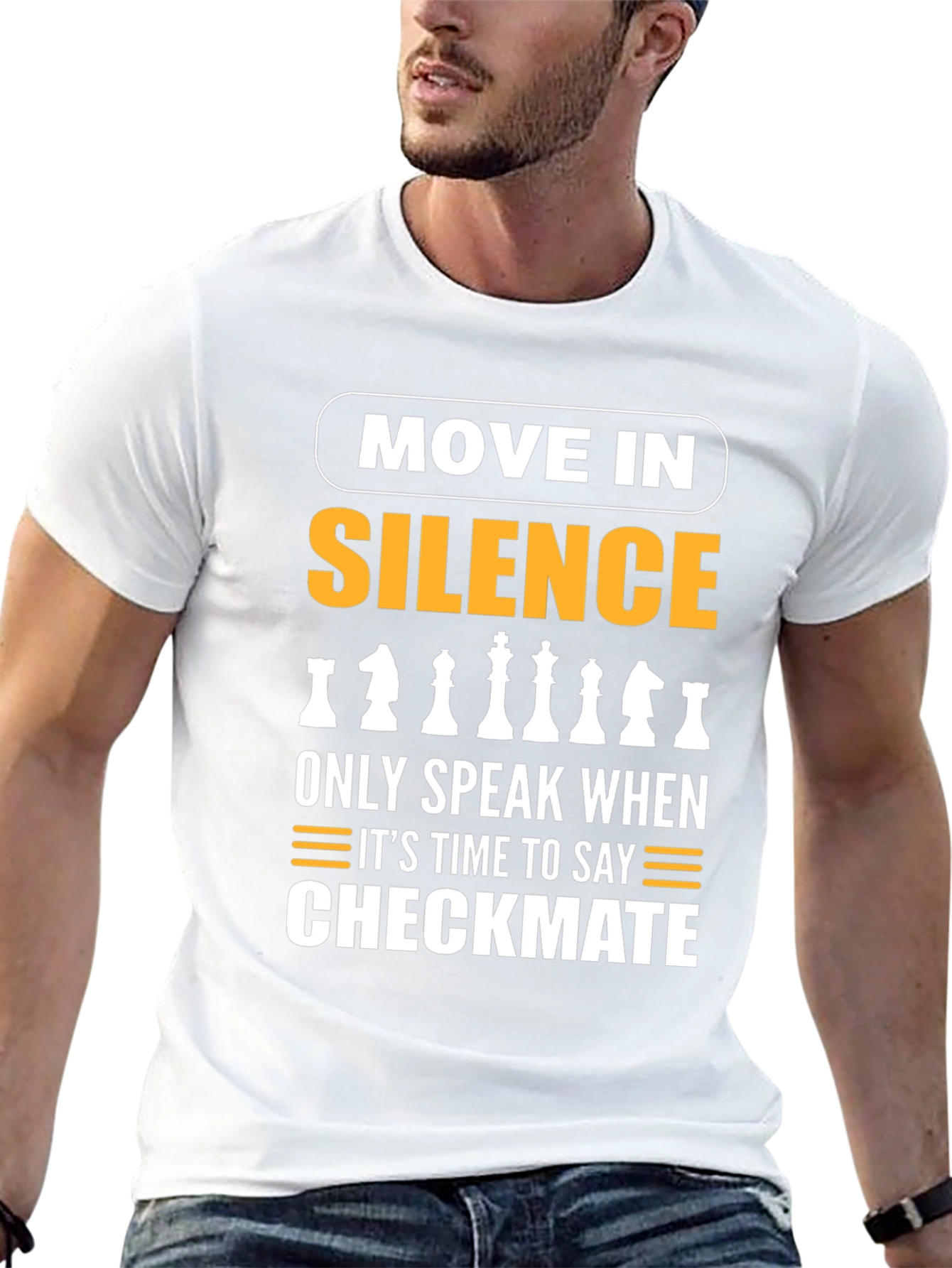 Move in Silence Chess T-Shirt