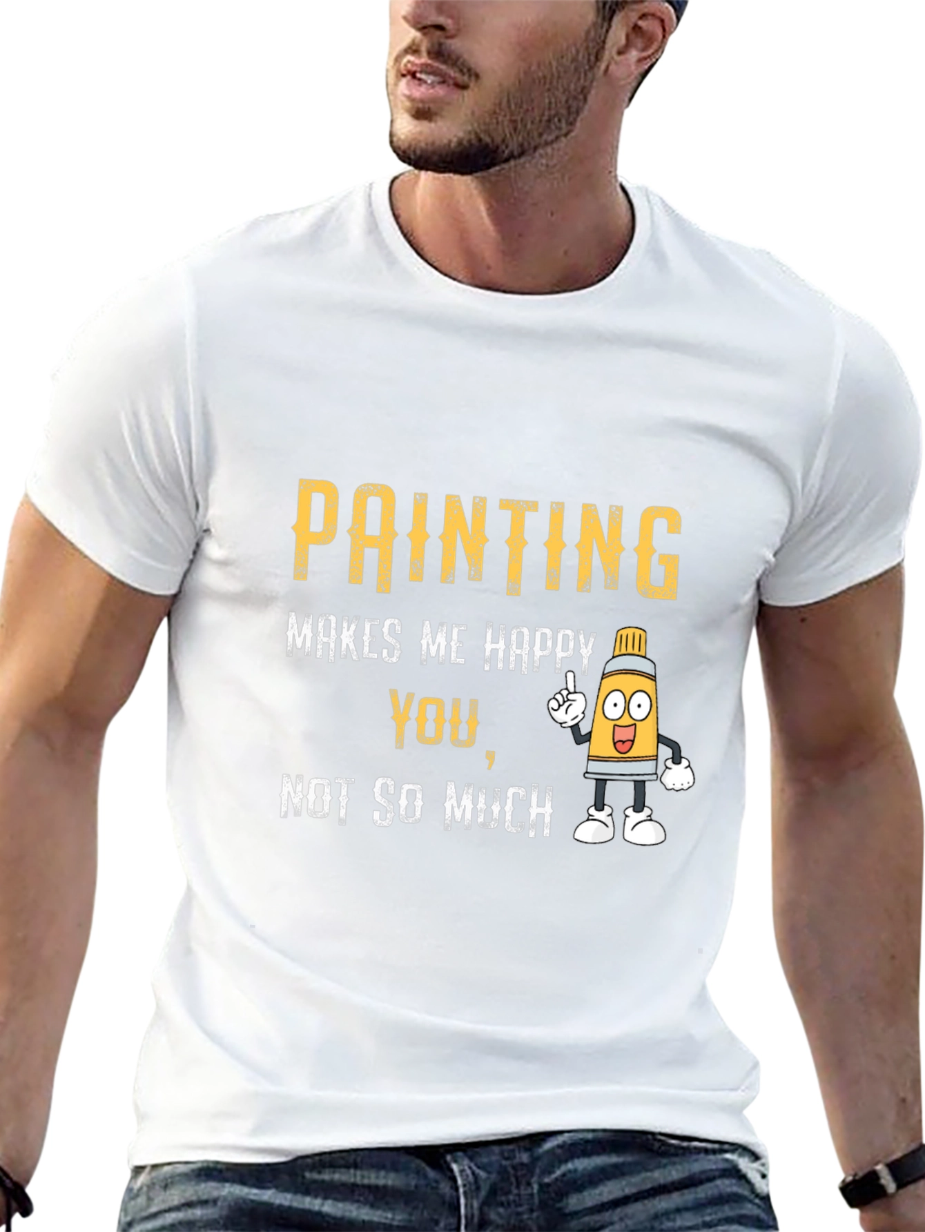 Painting Makes Me Happy T-Shirt