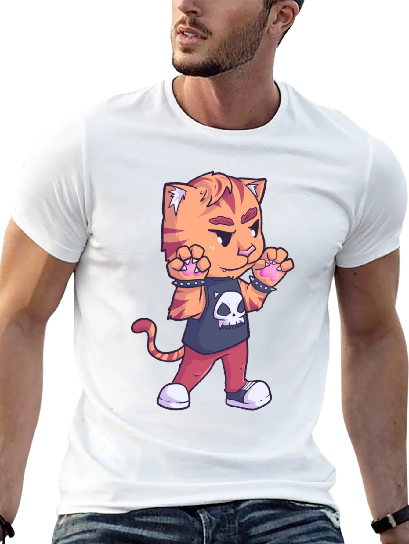 Cartoon Cat T-Shirt
