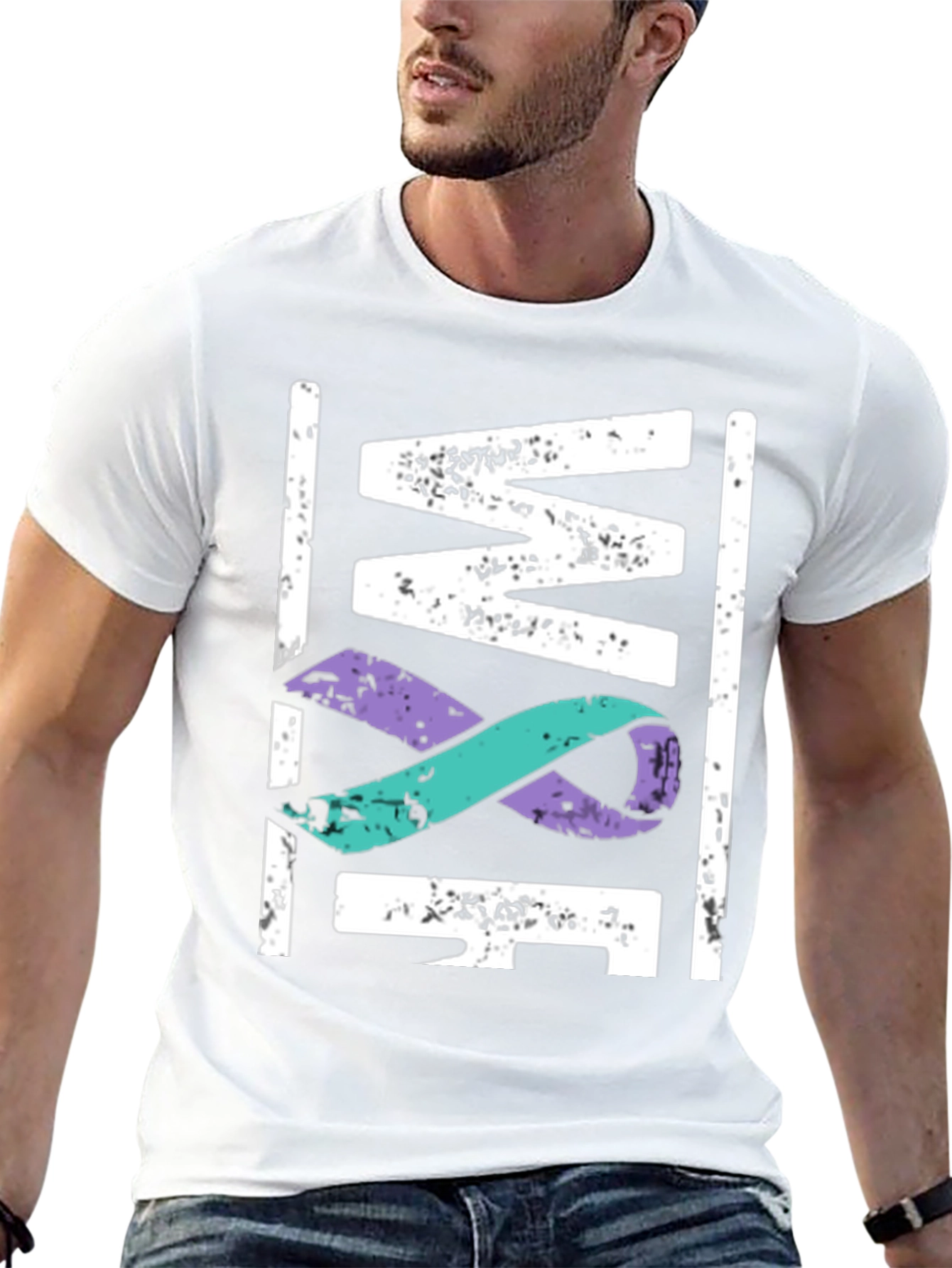 Awareness Ribbon Graphic T-Shirt
