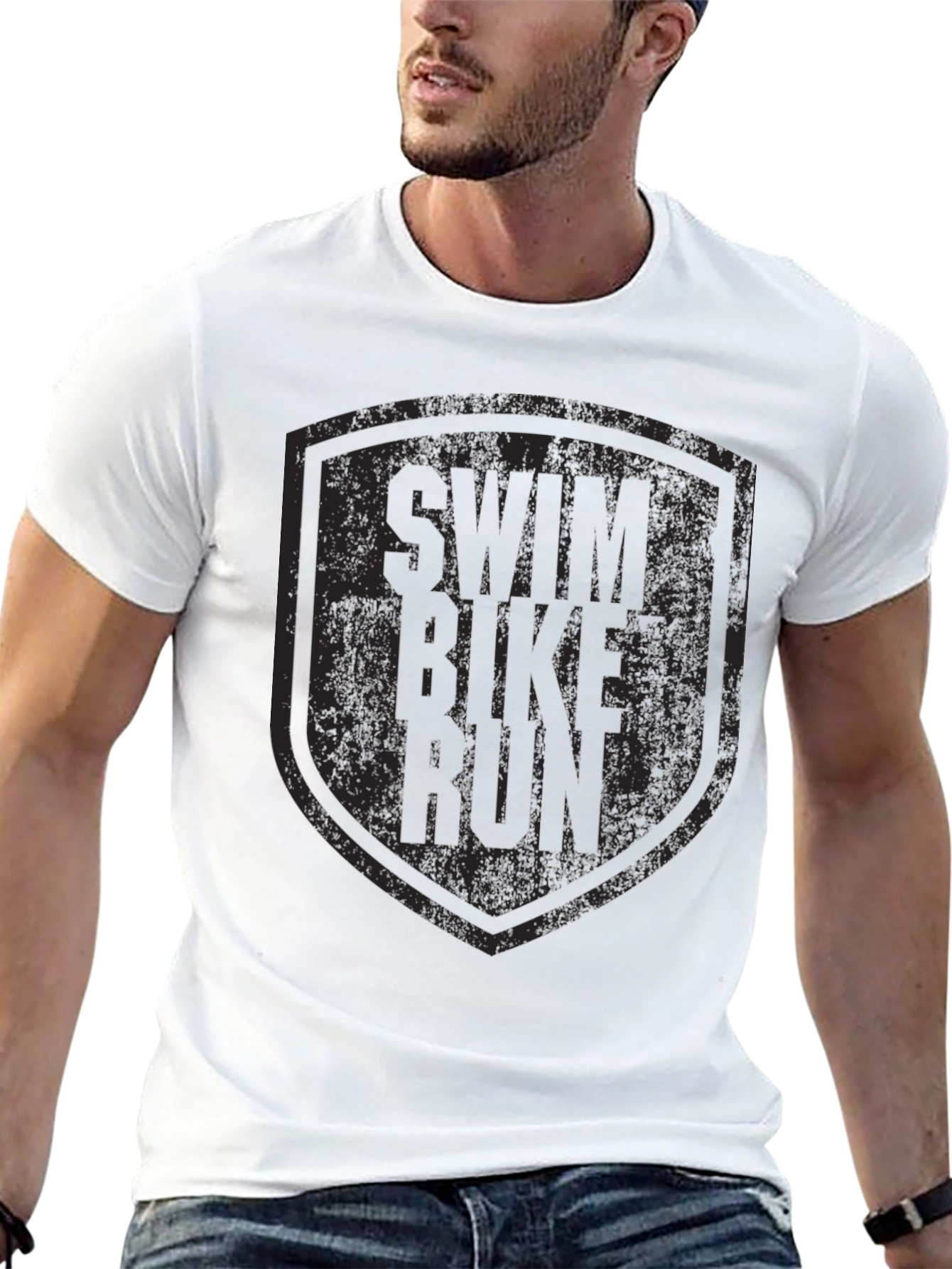 Swim Bike Run Triathlon T-Shirt