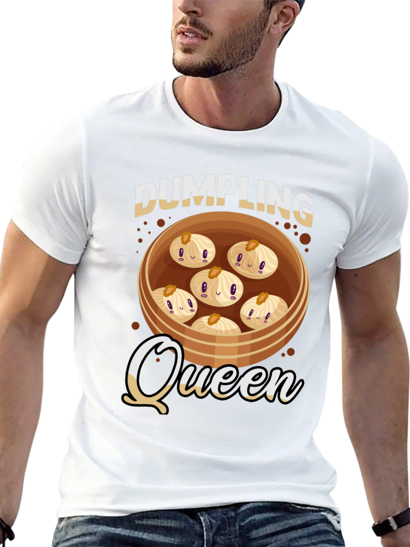 Dumpling Queen T-Shirt - Cute Foodie Tee