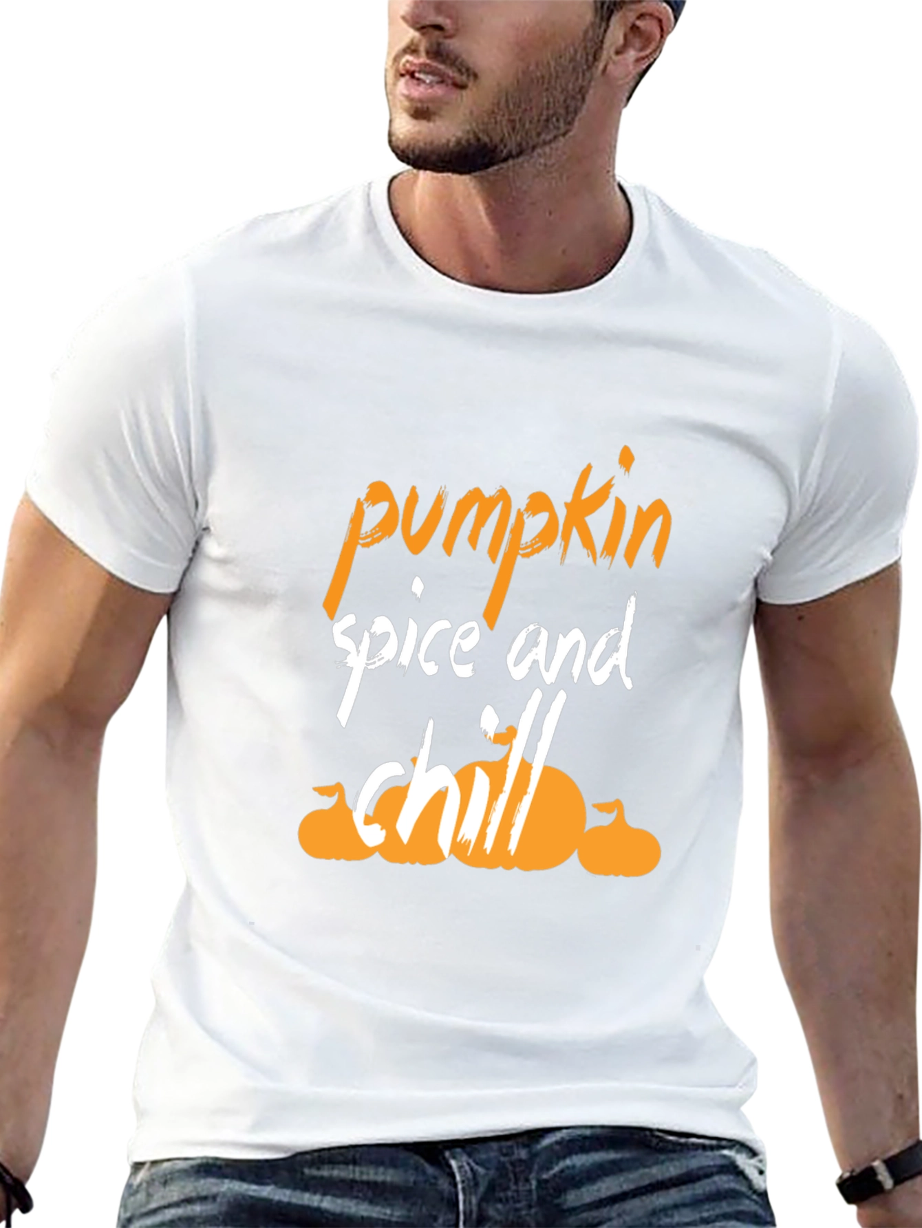 Pumpkin Spice and Chill Graphic T-Shirt