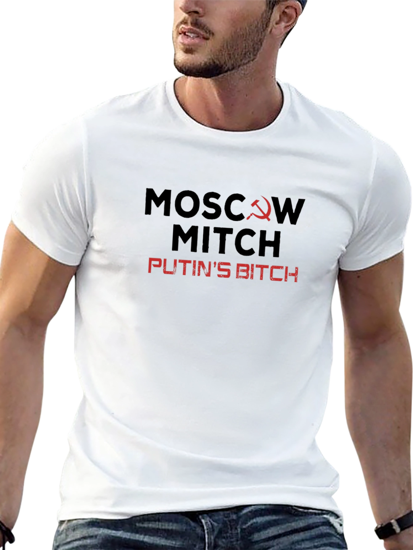 Moscow Mitch T-Shirt - Provocative Political Statement Tee