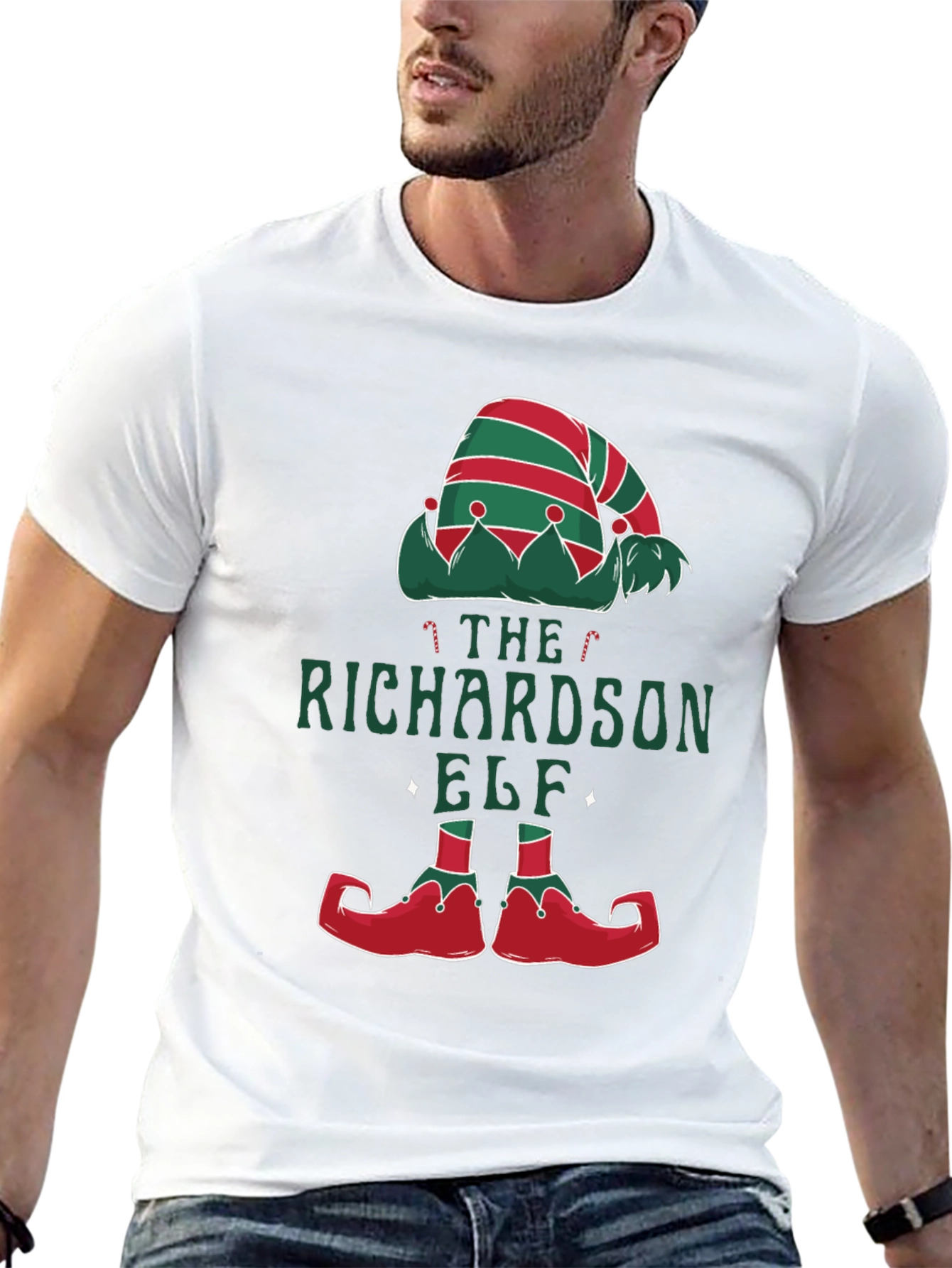 Richardson Elf Christmas T-Shirt Holiday Tee