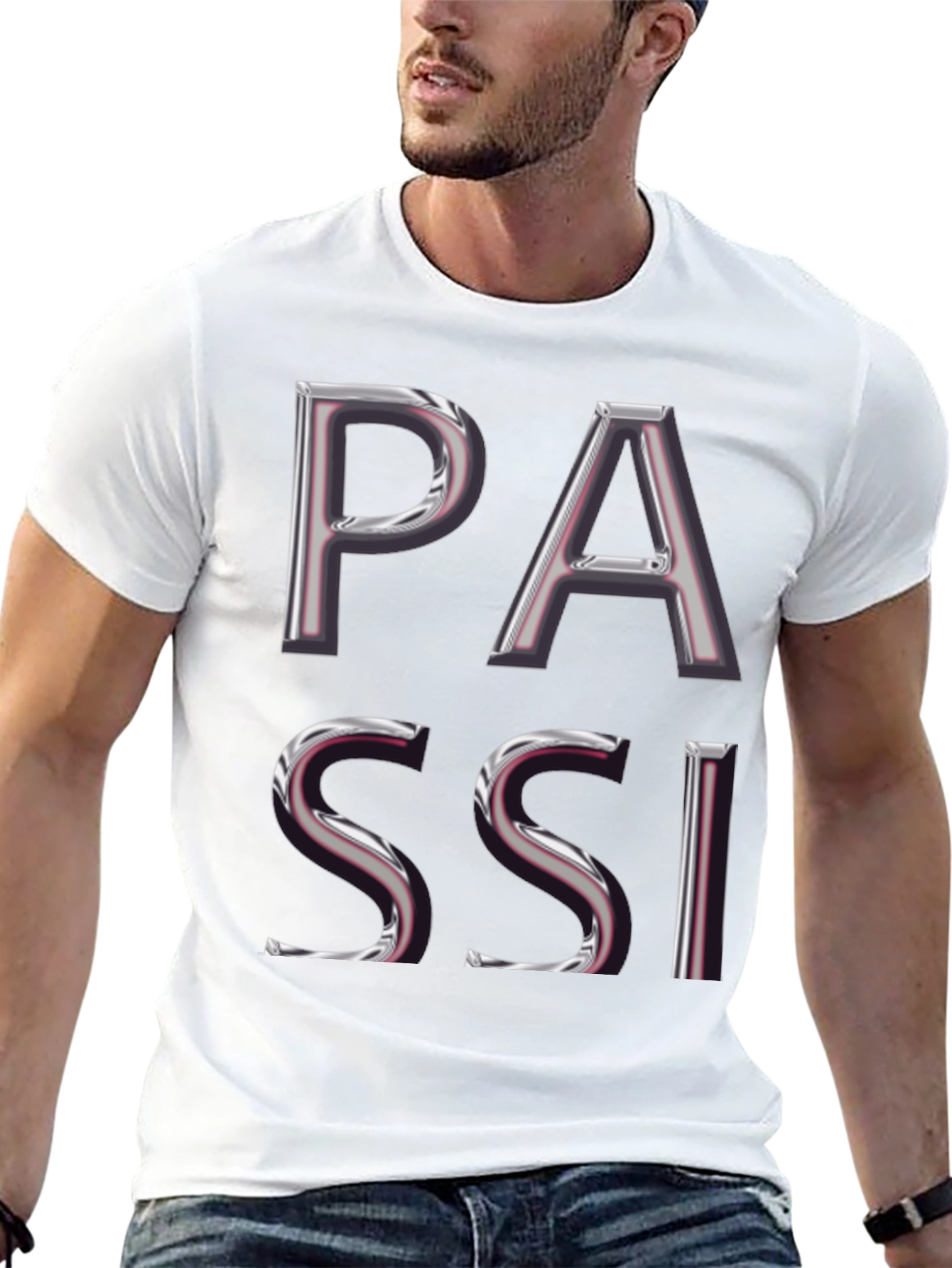 PASSI Stylish Black T-Shirt