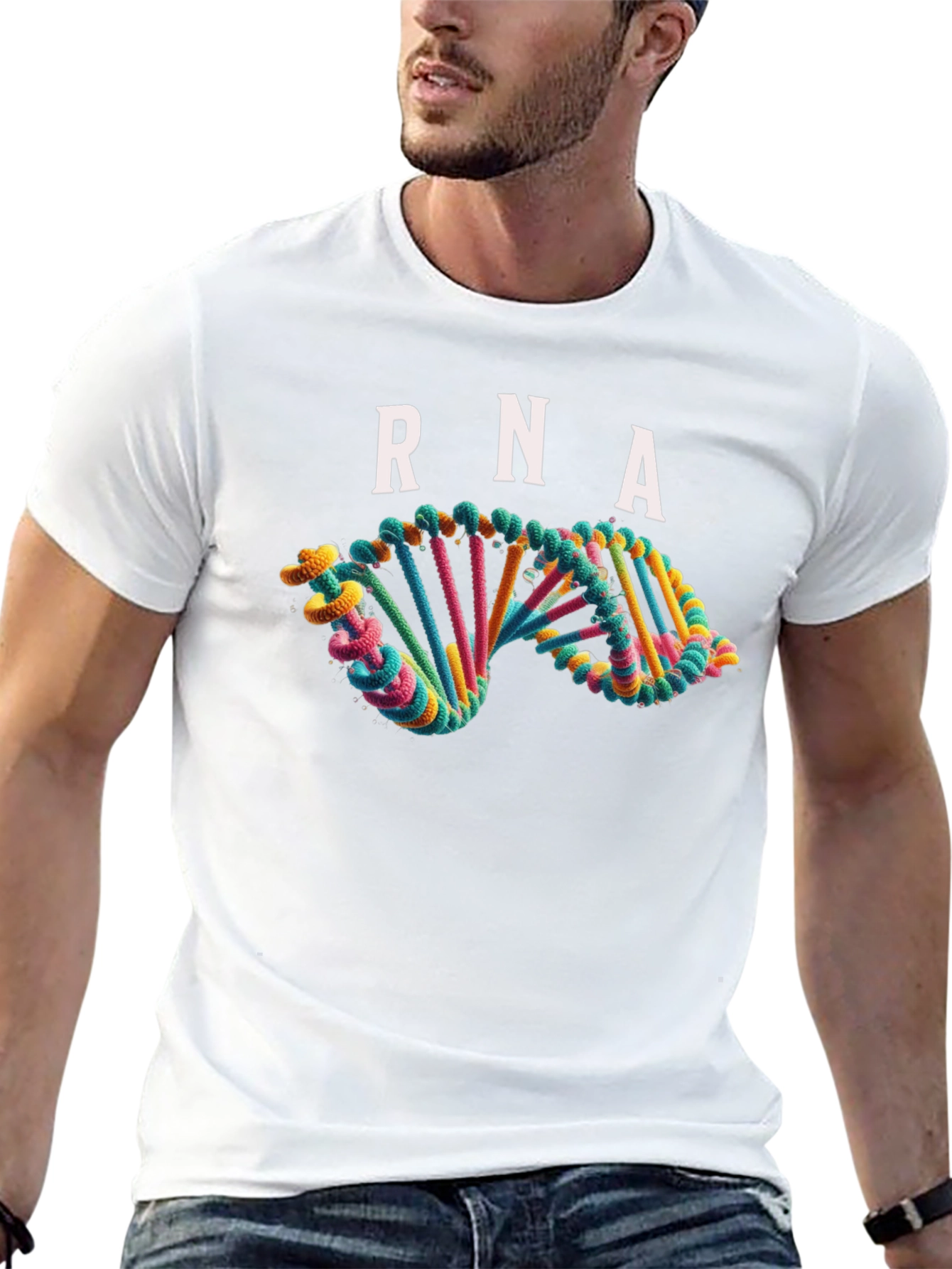 RNA Helix Graphic T-Shirt - Science Inspired Tee