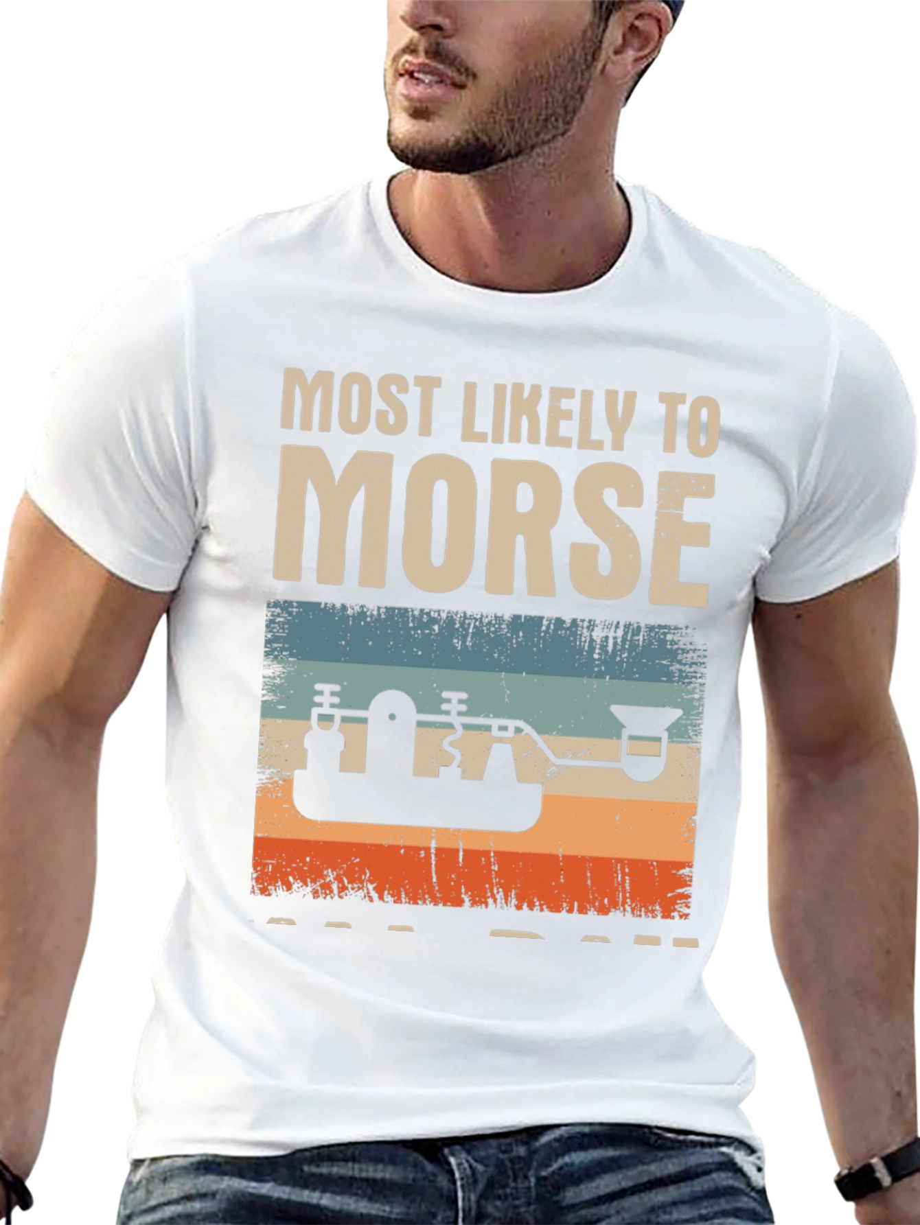 Most Likely to Morse T-Shirt - Retro Style