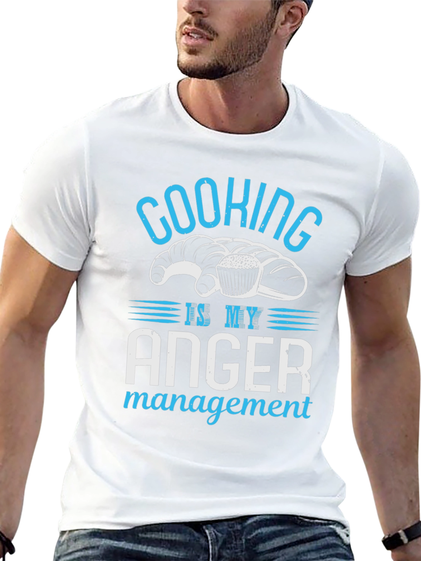 Cooking Anger Management T-Shirt Funny Chef Baker Tee
