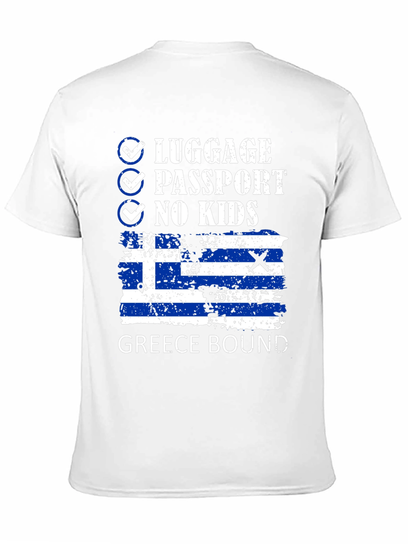 Greece Bound Novelty Travel T-Shirt