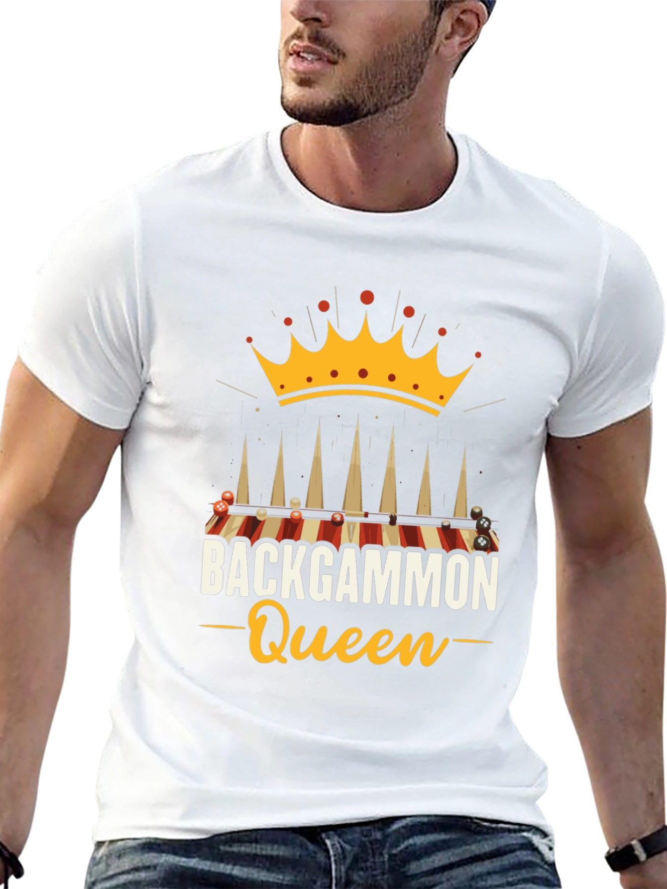 Backgammon Queen T-Shirt