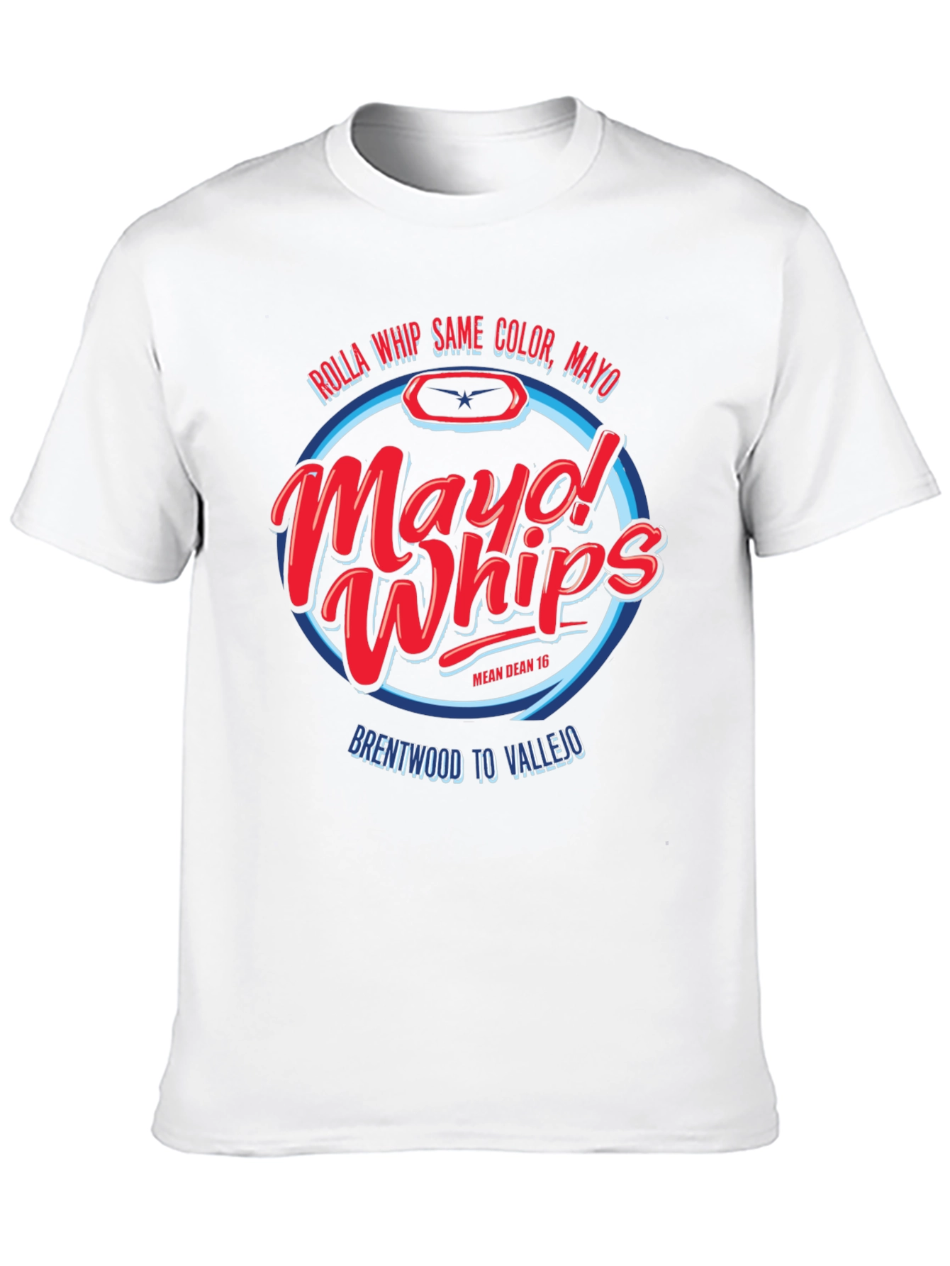 Mayo Whips T-Shirt - Brentwood to Vallejo