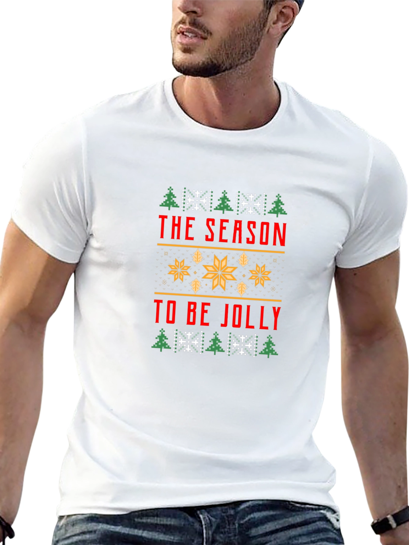 Festive The Season to be Jolly Graphic Tee