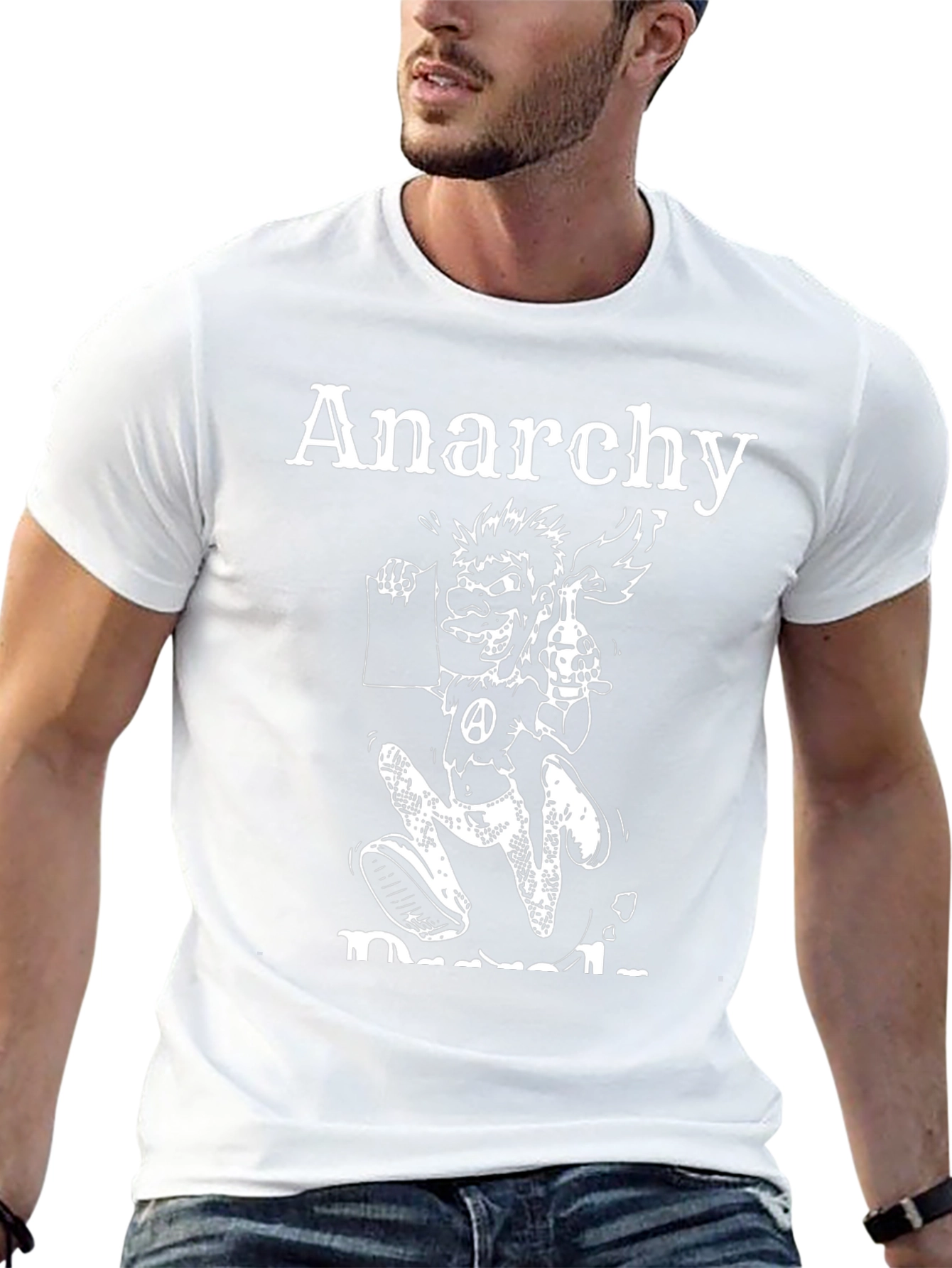 Anarchy T-Shirt - Cartoon Character Graphic Tee