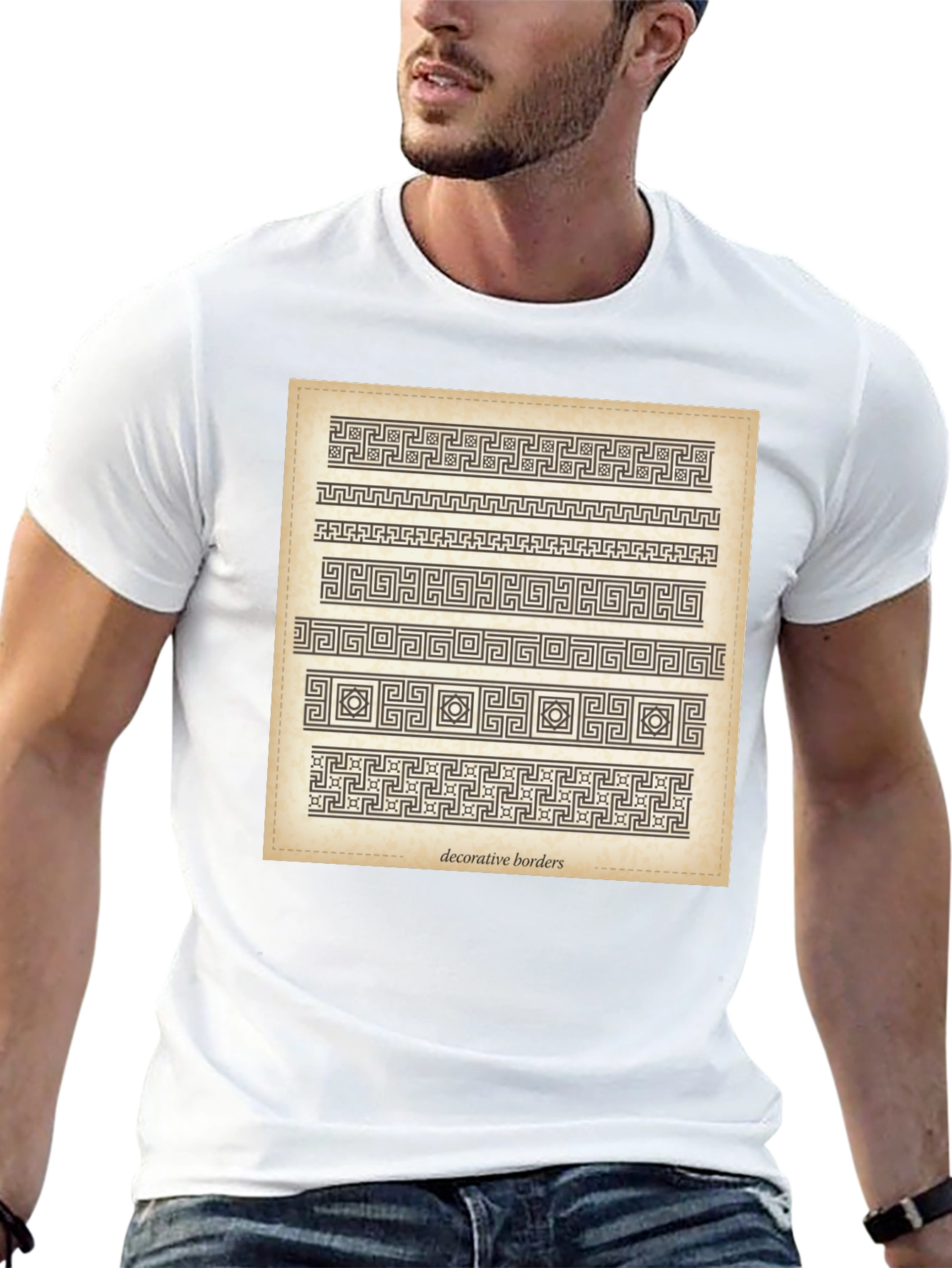 Greek Key Decorative Borders T-Shirt