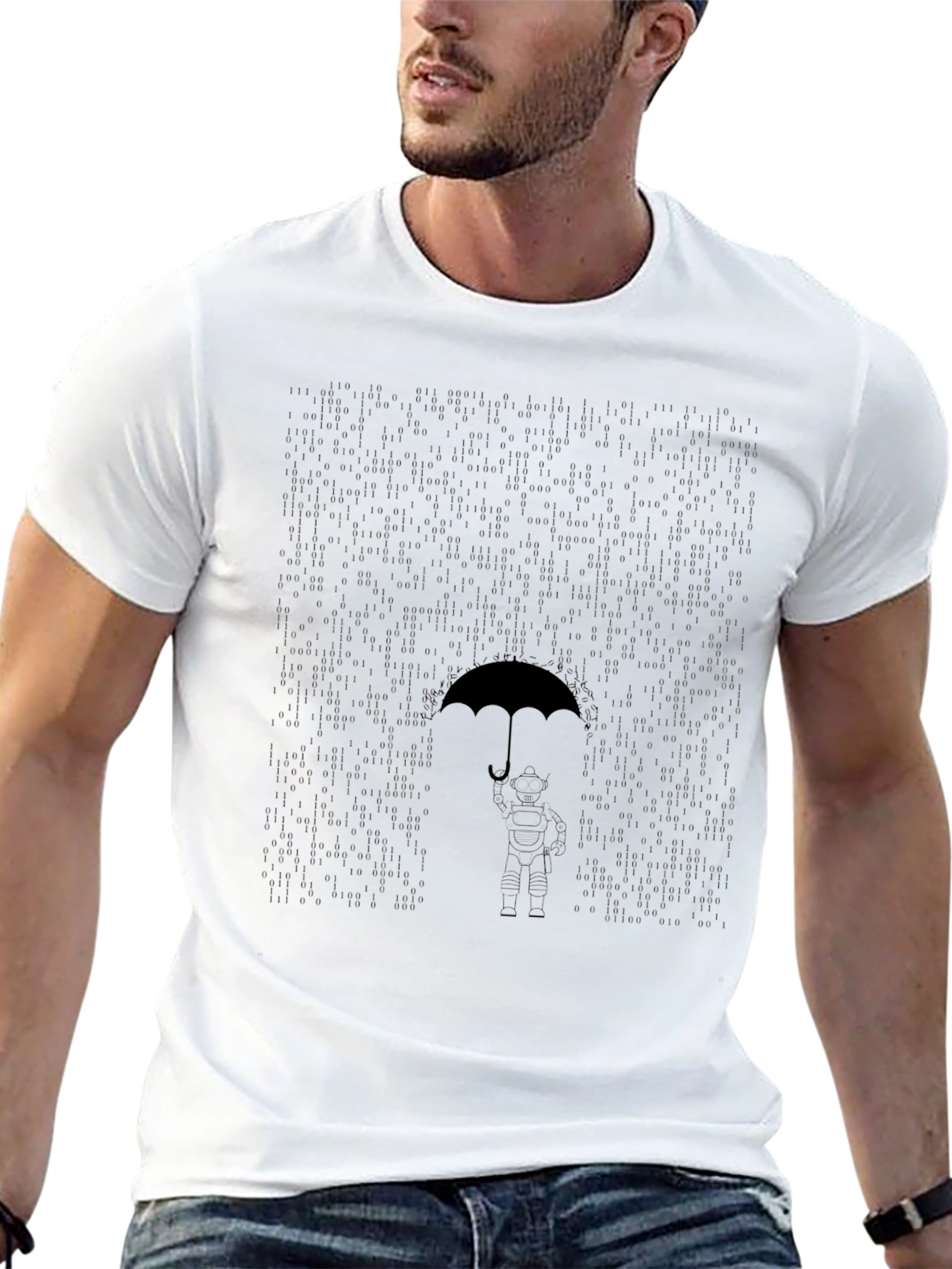 Rainy Day Umbrella Graphic Tee